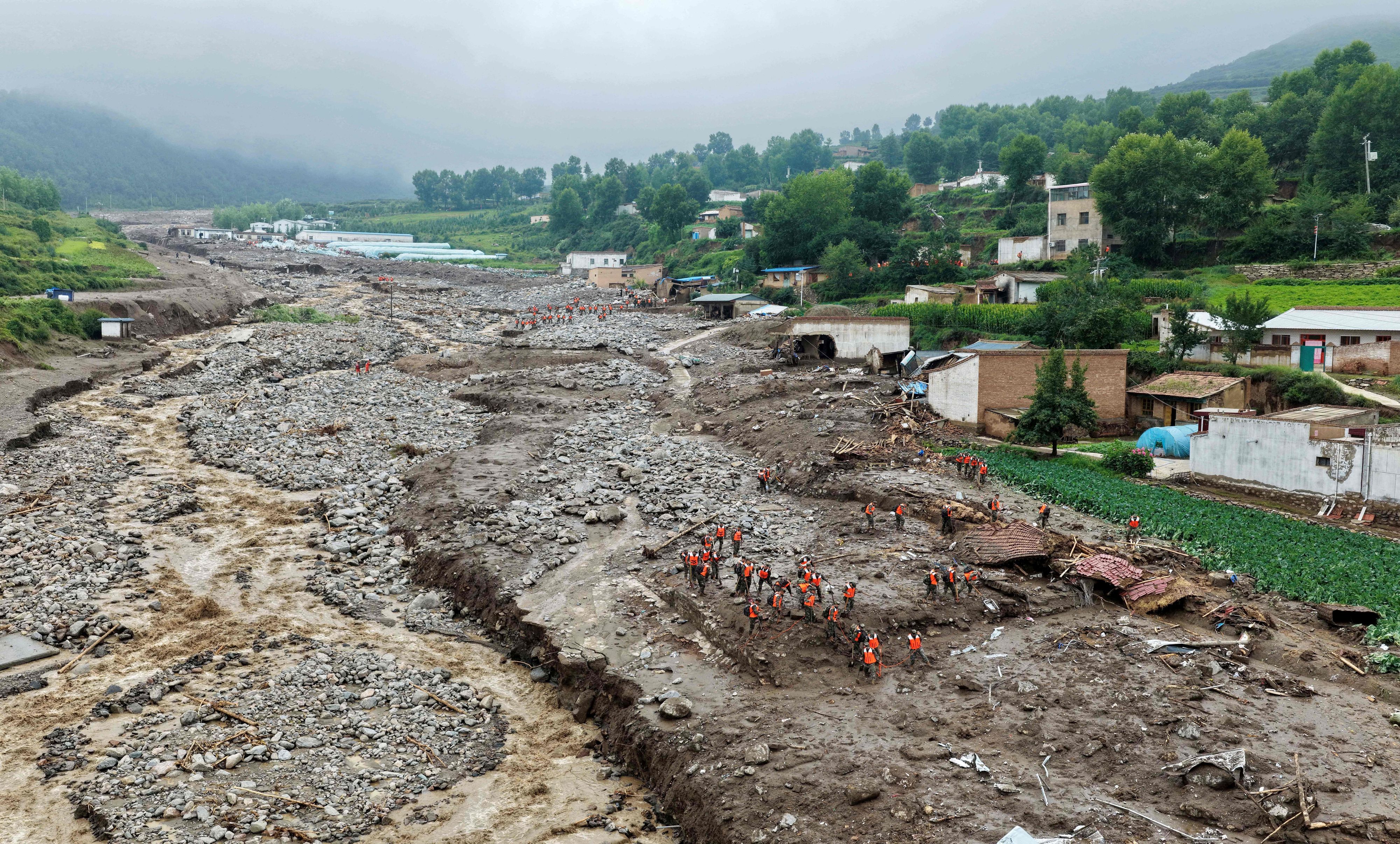 China wird immer wieder von schweren Naturkatastrophen getroffen.
