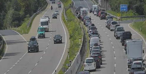 Auf der Tauernautobahn ging streckenweise gar nichts mehr.