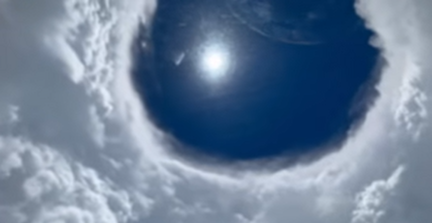 Im Auge des Sturms: Hurrikan-Jäger sind am 16. August ins Zentrum von 