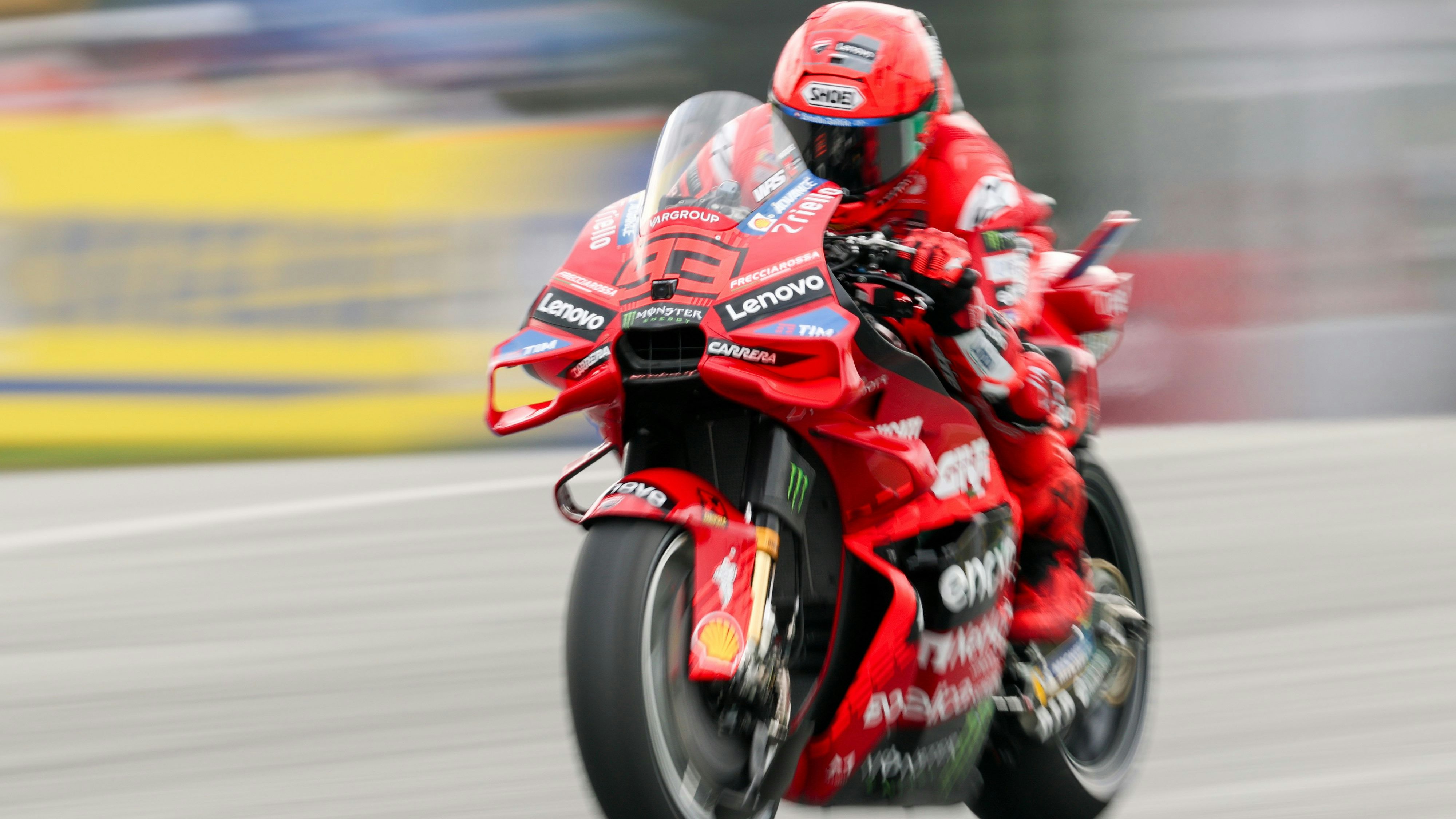 Marc Marquez rast in Spielberg zum Doppel.