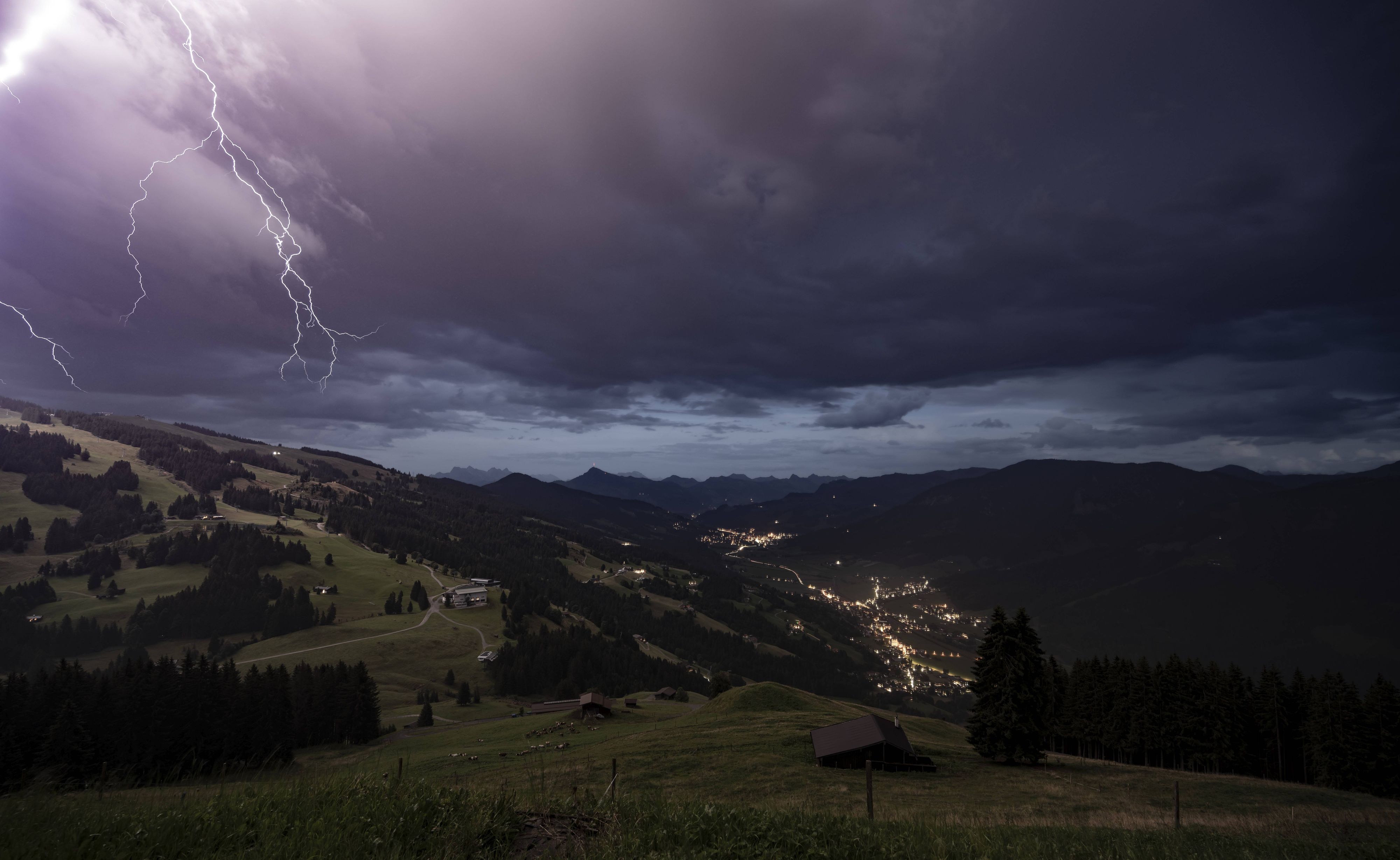 Österreich muss sich in den nächsten Tagen auf Gewitter einstellen.