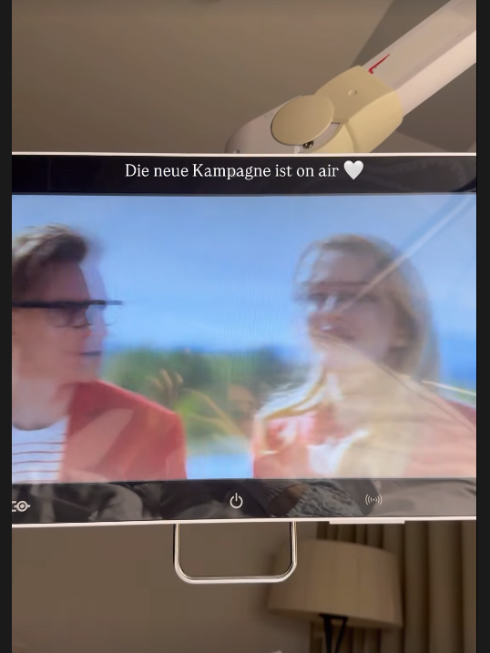 Pisati postet den neuen Werbespot aus dem Krankenbett