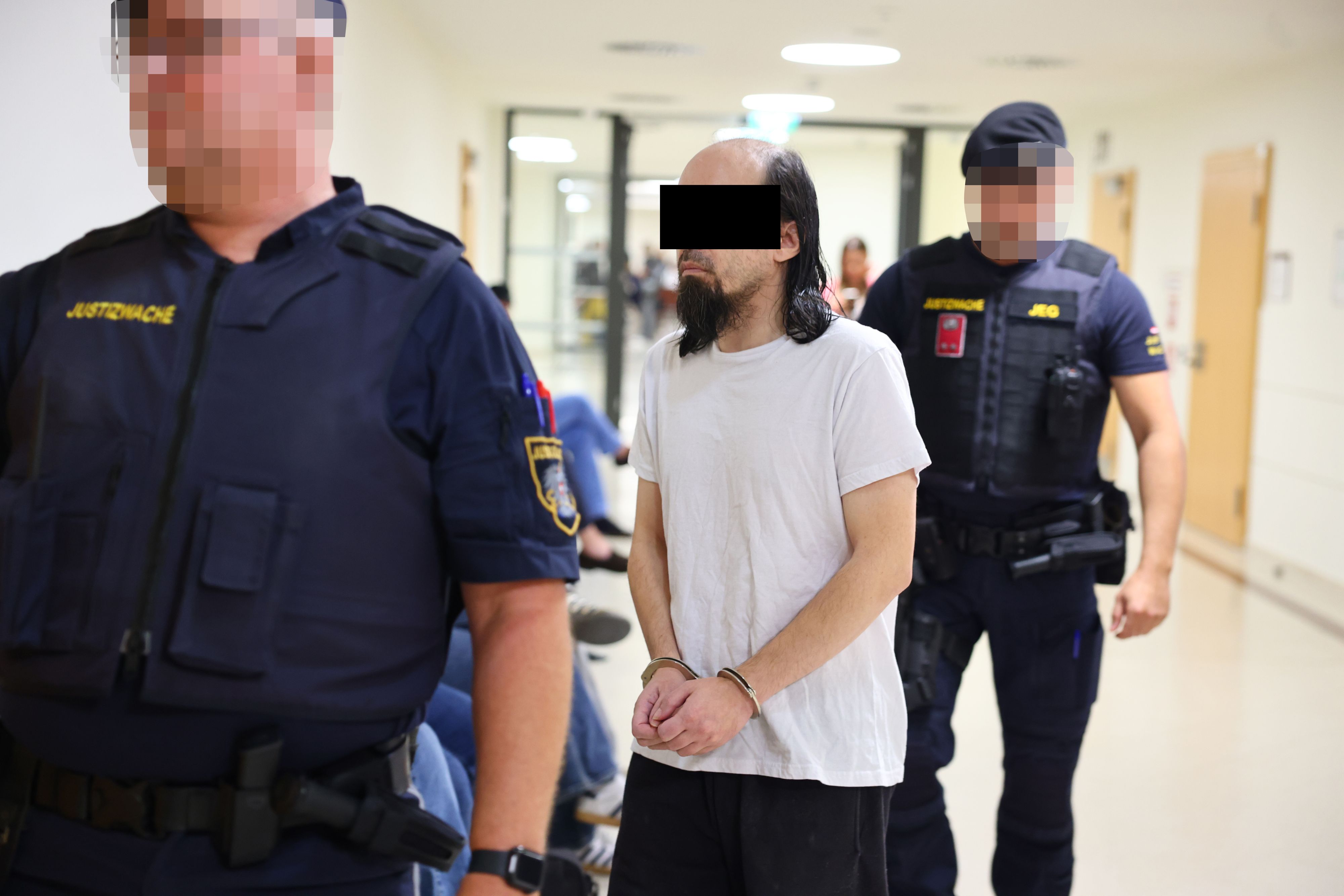 Der Verdächtige (45) vor Gericht in Wien.