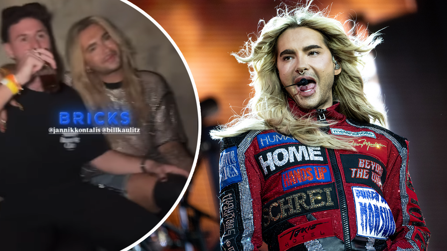 Bill Kaulitz und Jannik Kontalis dürften sich sehr gut verstanden haben.