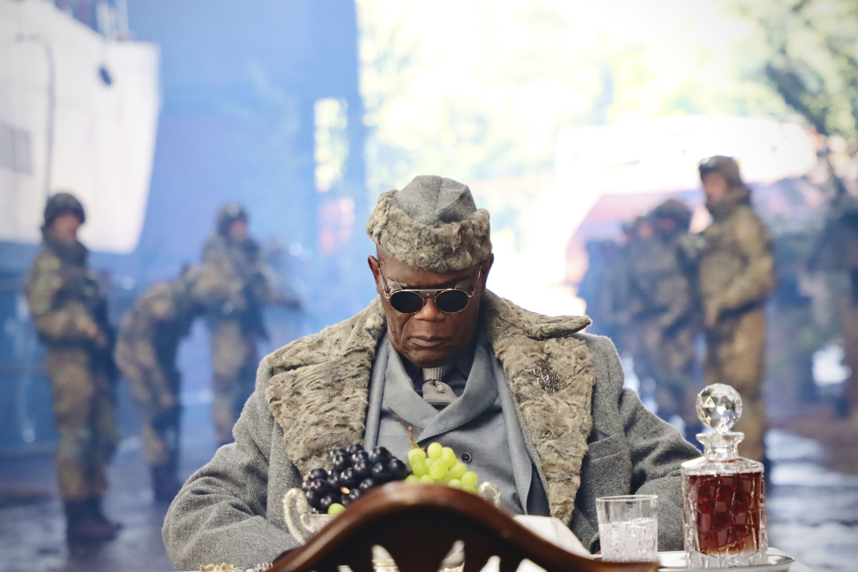 Samuel L. Jackson als King August.