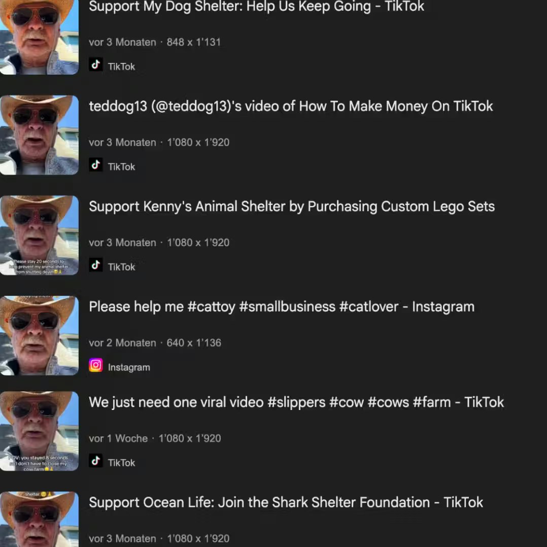 Mal fungiert der US-Amerikaner als Gesicht für ein in Not geratenes Hundeheim, ein anderes Mal kämpft er scheinbar um den Fortbestand seines Hai-Refugiums.