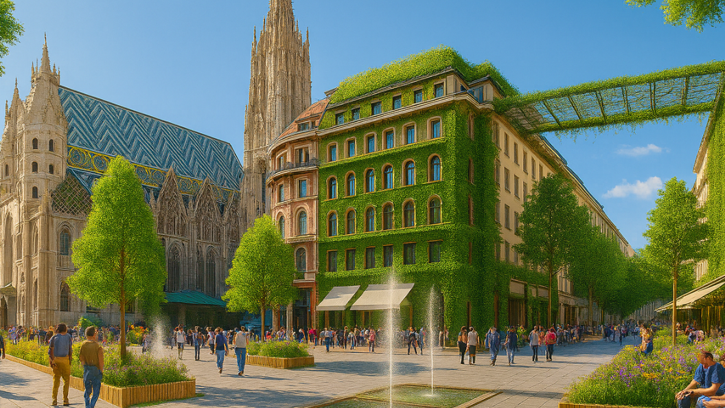 Heute.at - Google Maps – Wiener Stephansplatz plötzlich begrünt