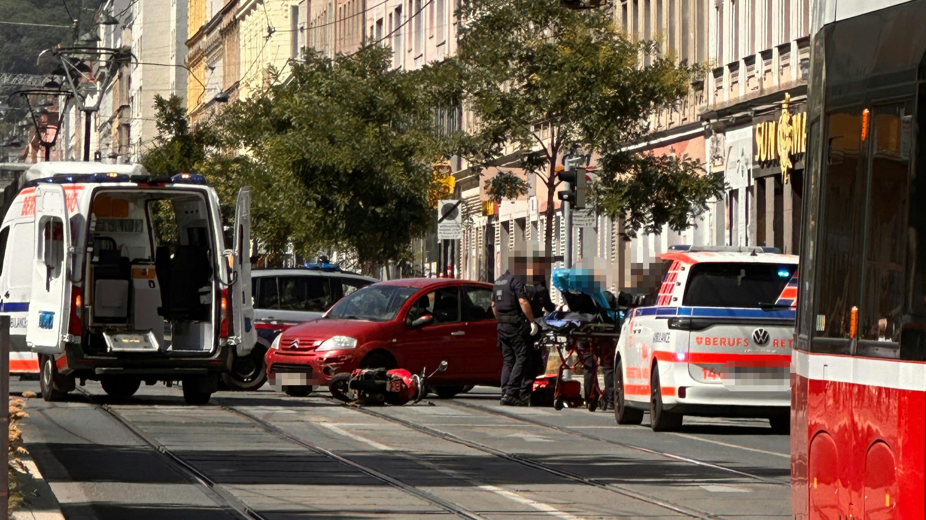 Schwerer Crash in Wien-Ottakring