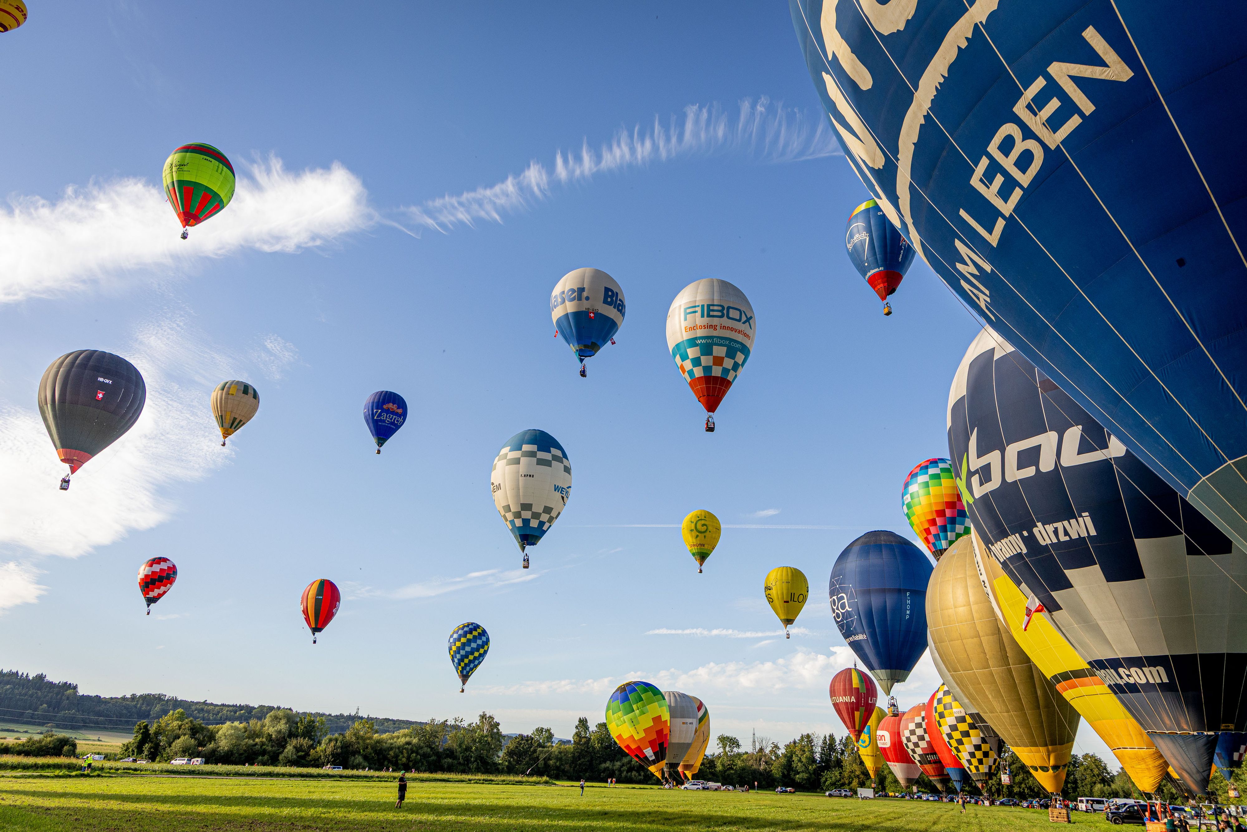 Wieselburg ist derzeit Schauplatz eines der größten Ballon-Events Europas.