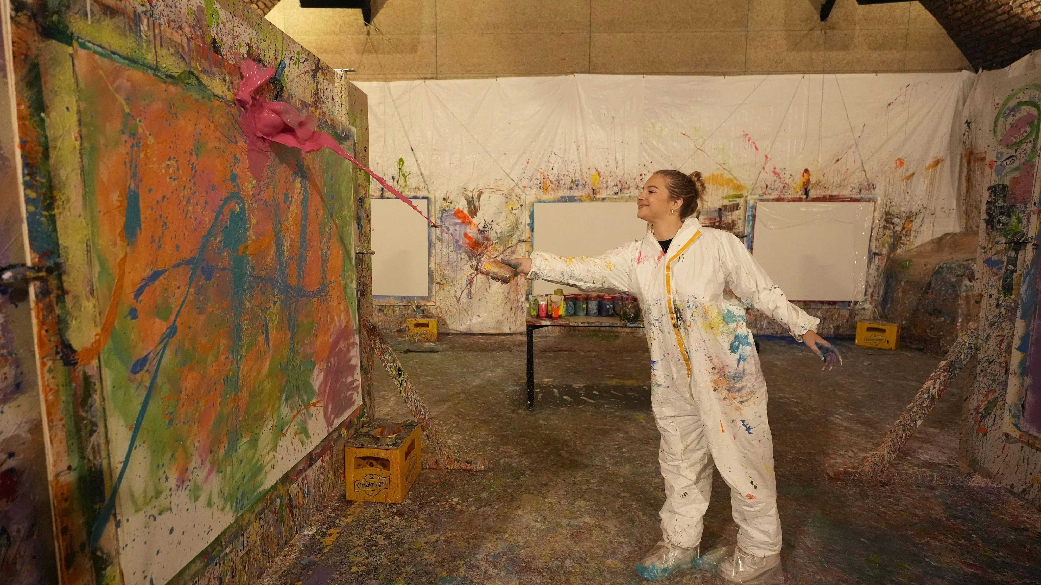 Heute.at - Farbe statt Frust! Action Painter lassen Gefühle raus