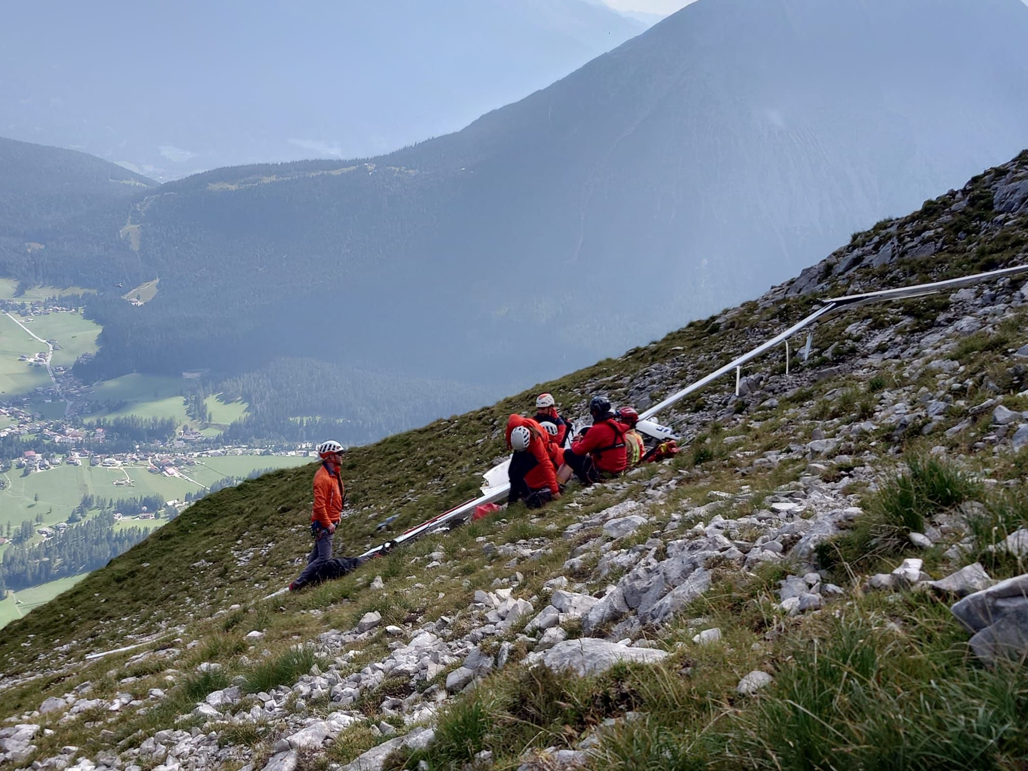 Für den Piloten kam jede Hilfe zu spät.