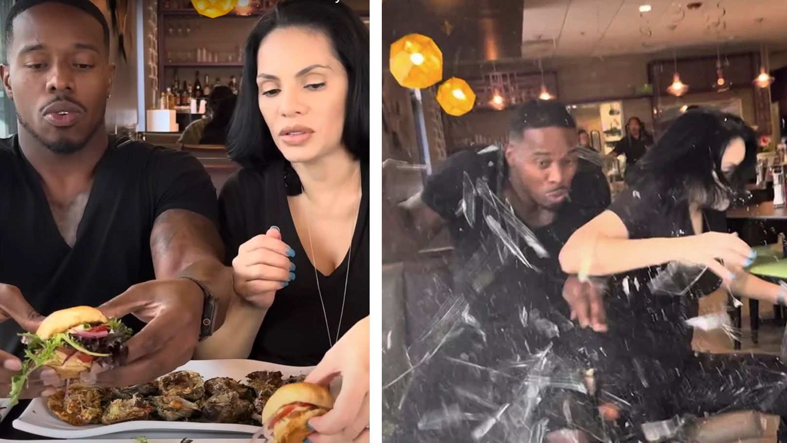 Diese beiden Influencer hatten beim Essen den Schock ihres Lebens.