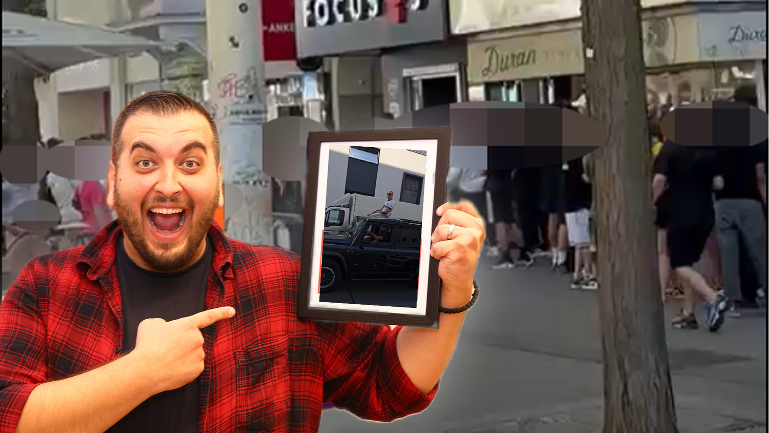 Niko begegnete bei seinem Spaziergang RAF Camora