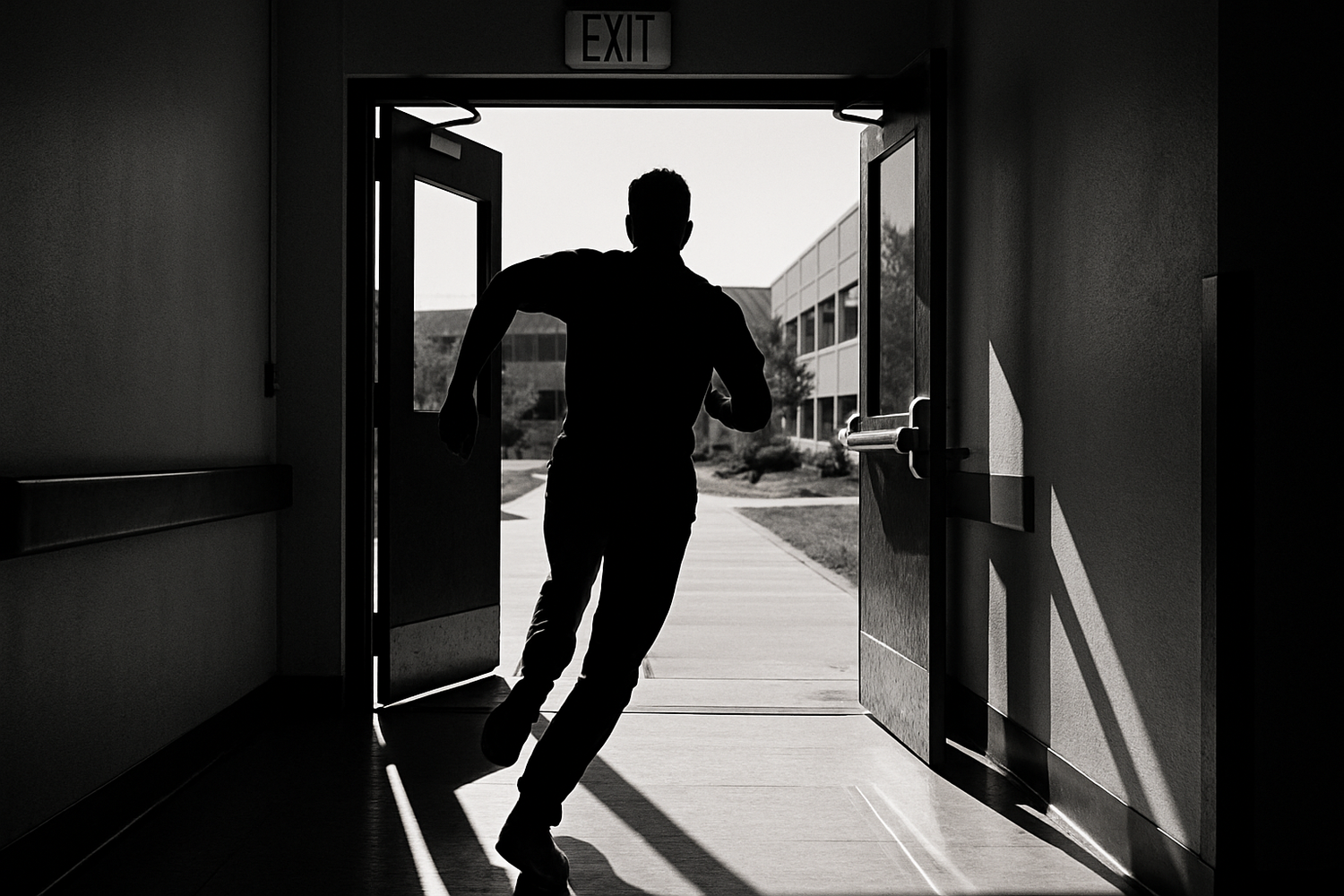 Durch offene Türen konnte der Somalier aus dem Spital entkommen.