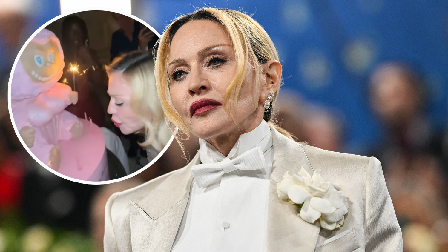 Am Abend feierte Madonna mit rund 30 Gästen im historischen Grand Hotel Continental mit einem Labubu-Kuchen.