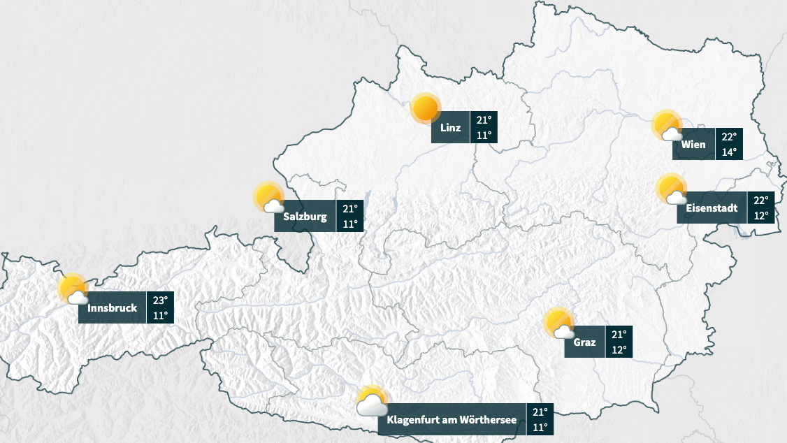 Die Wetterprognosen für Sonntag sind überaus erfreulich.