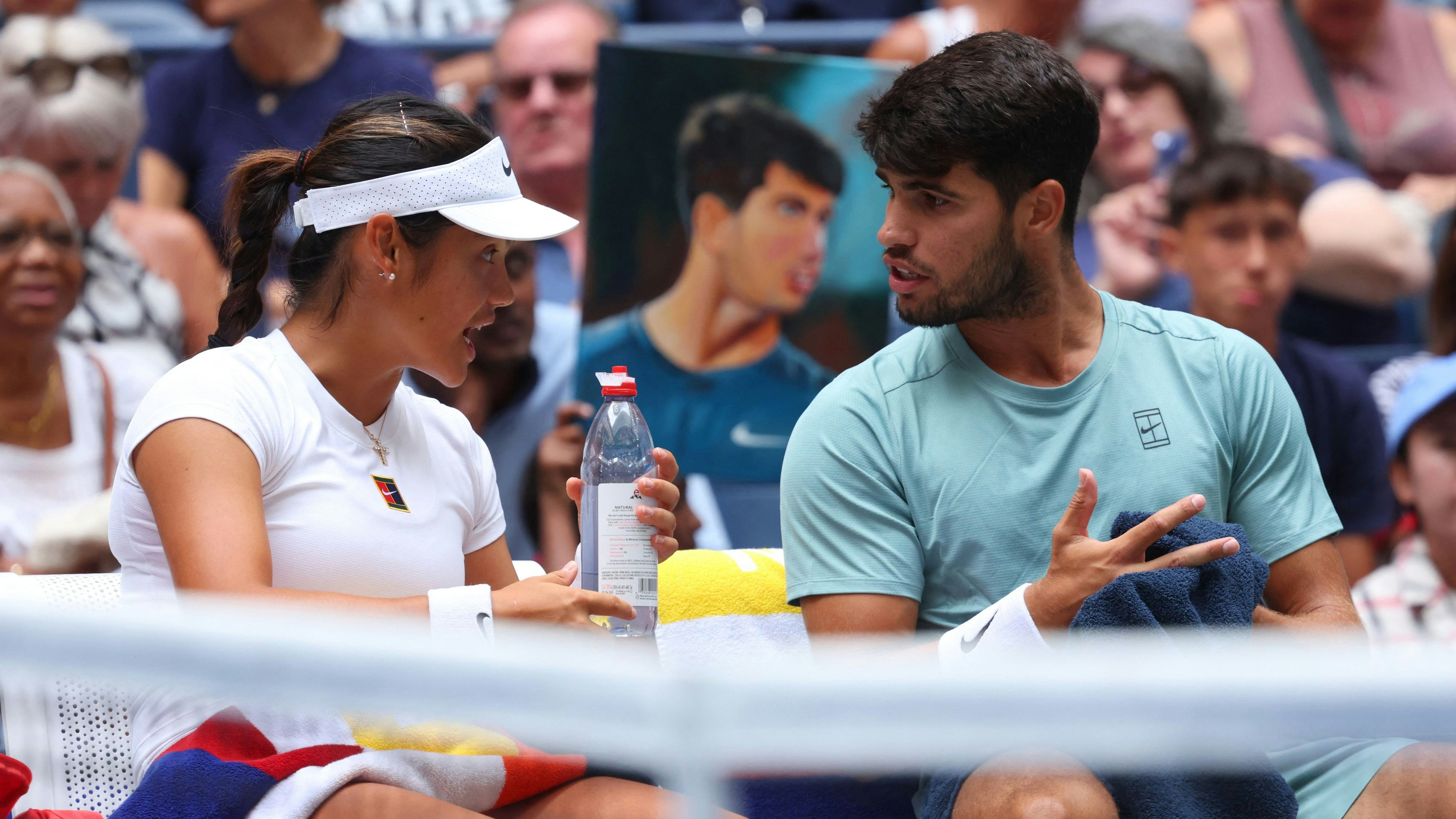 Emma Raducanu und Carlos Alcaraz