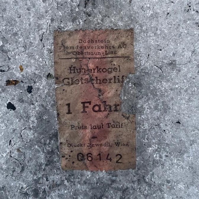 Überdauerte Jahrzehnte im Eis: Ticket #6142