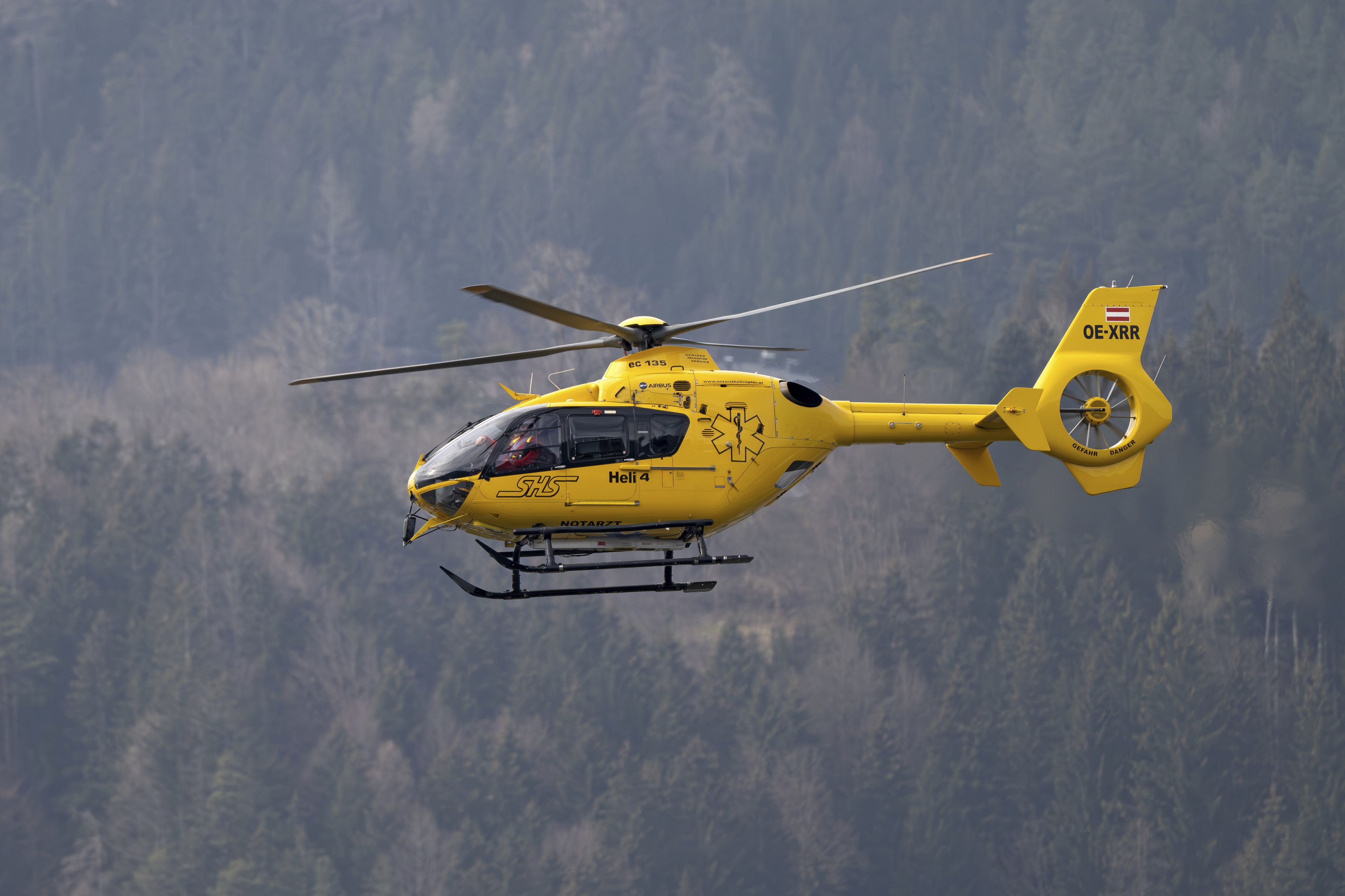 Ein Hubschrauber war an der Suchaktion ebenfalls beteiligt.