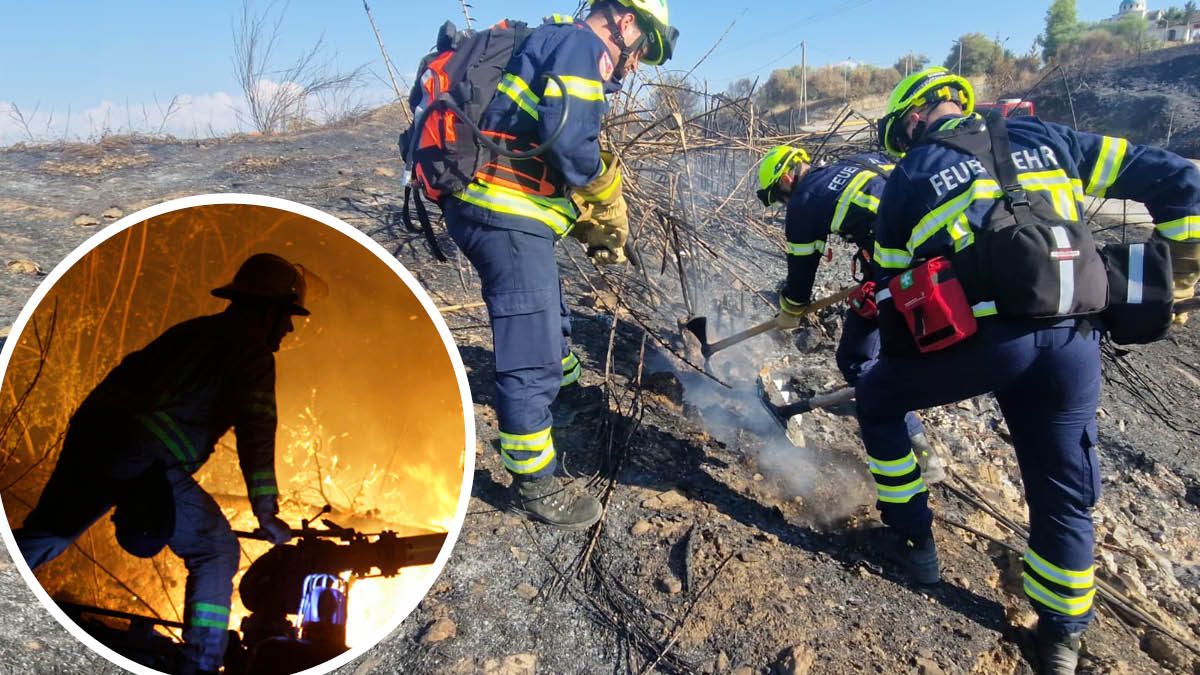 Extremeinsatz für die Niederösterreichische Feuerwehr bei der Brandbewältigung in Montenegro.