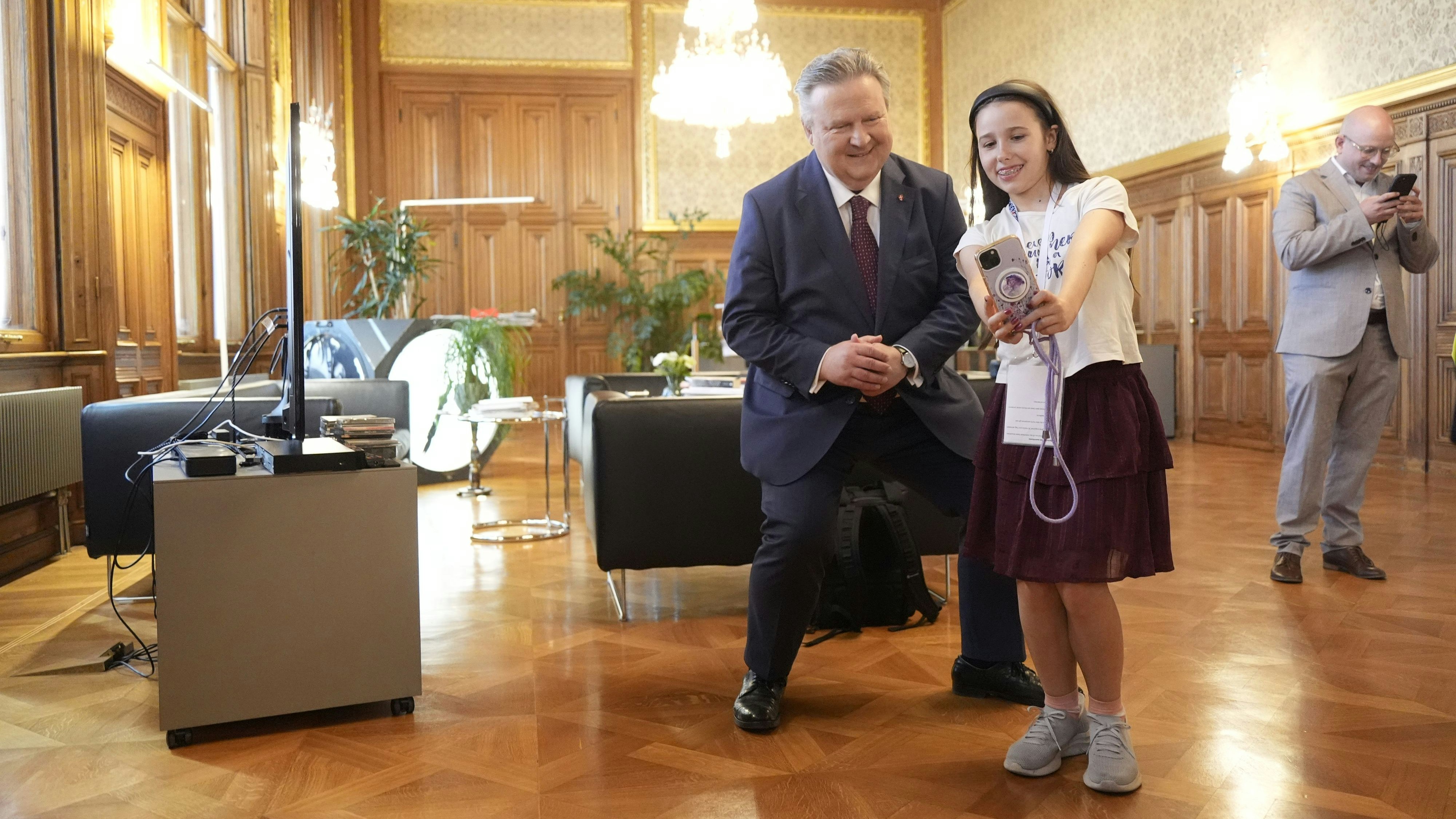 Wienopolis im Rathaus – Selfies und Saft mit dem Stadtchef