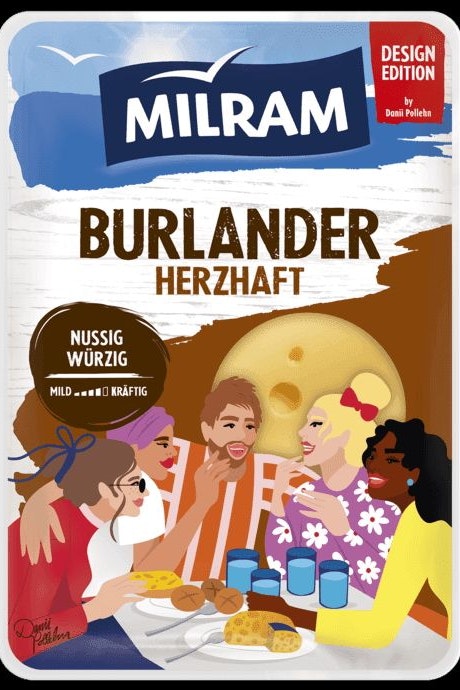 Die neuen Verpackungen aus der Milram "Design Edition" sorgen in Deutschland für einen Mega-Shitstorm auf Social Media, …