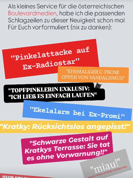 Die passenden Überschriften. 