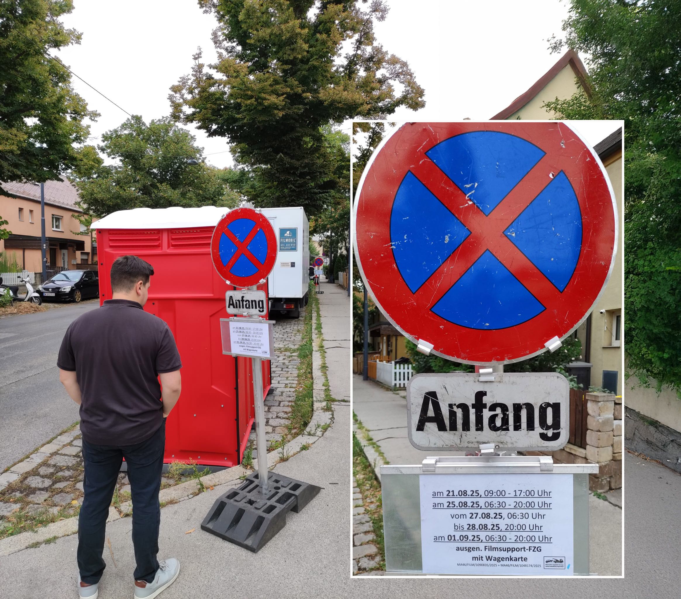 Anrainer in der Steigenteschgasse sind über das Halte- und Parkverbot verärgert.
