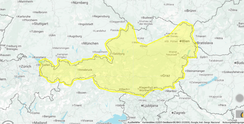 Am Donnerstag steuern schwere Unwetter auf Österreich zu.