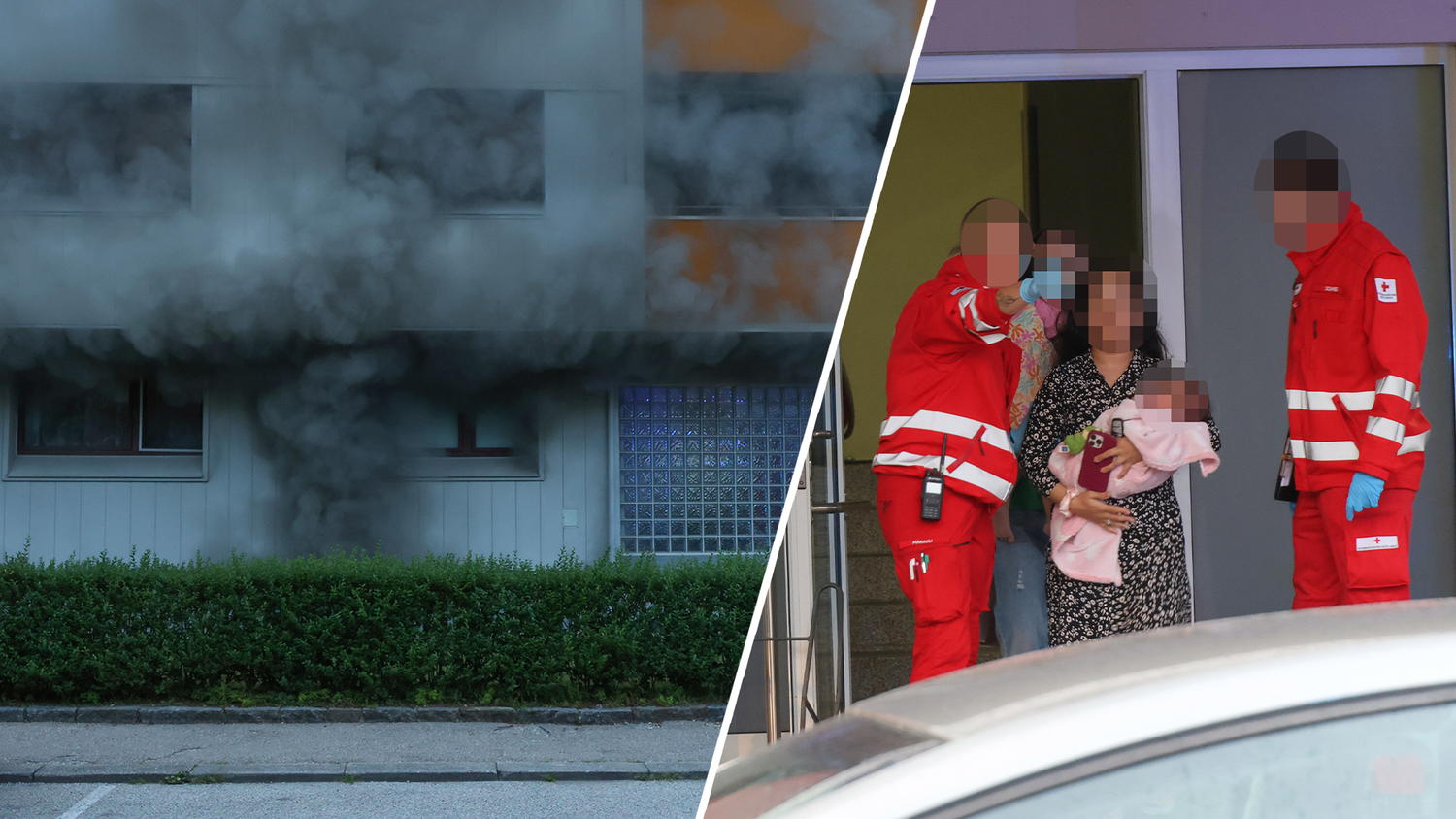 Am Donnerstag mussten in Wels 44 Personen evakuiert werden (Bild), am Dienstag davor sogar über 100.