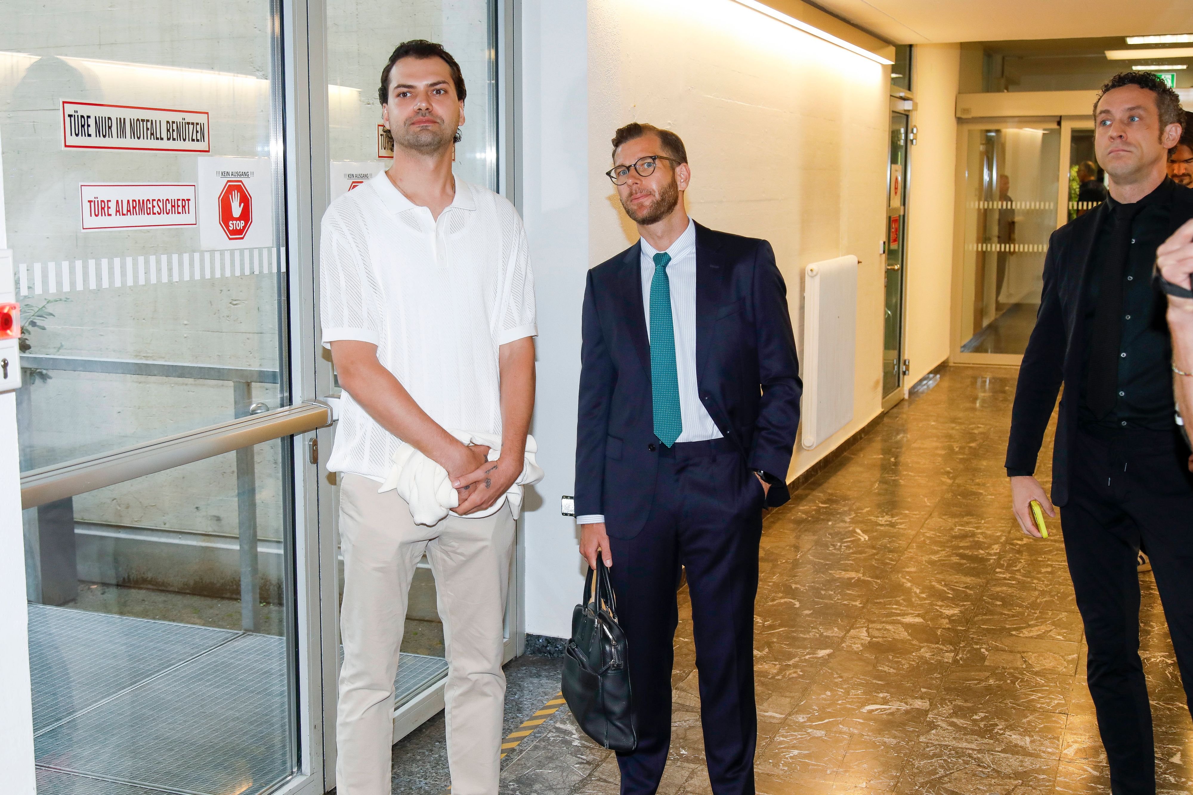 Jimi Blue Ochsenknecht am Freitag vor Gericht.