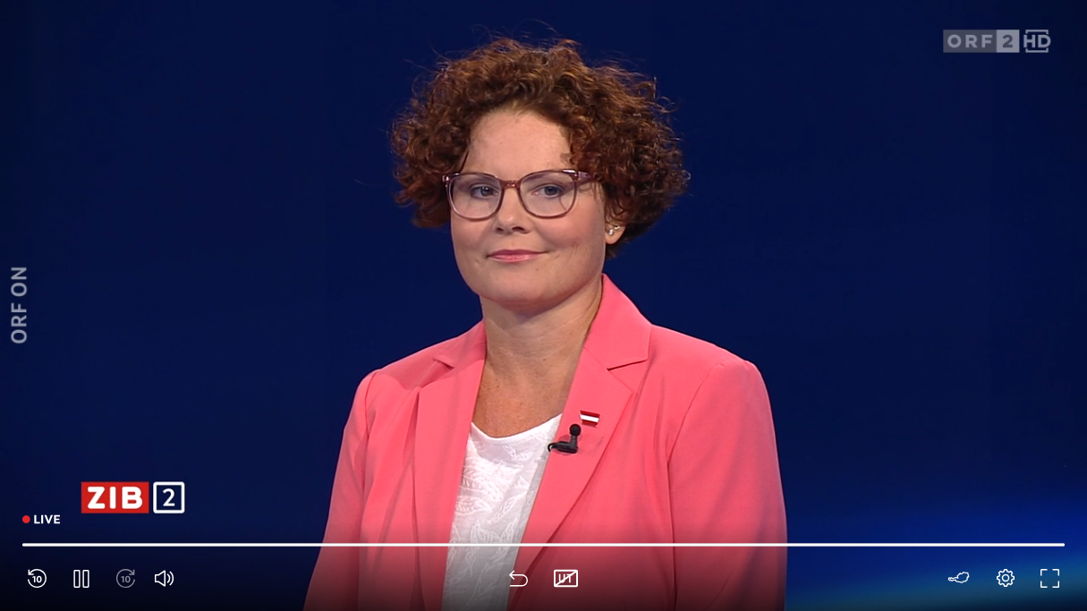 Staatssekretärin Elisabeth Zehetner (ÖVP) am späten Freitagabend in der 