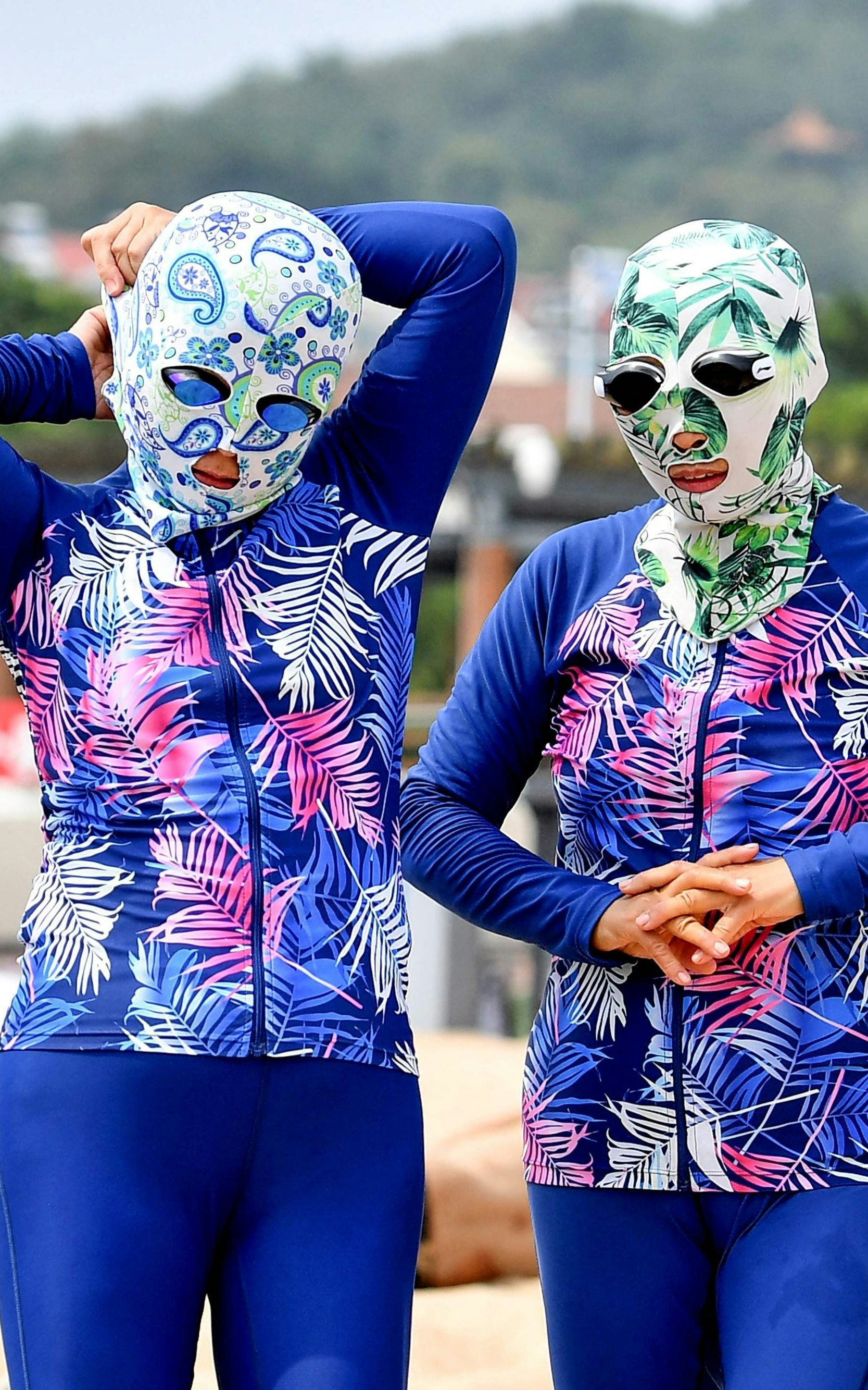 Warum "Facekinis" an Chinas Stränden der letzte Schrei sind