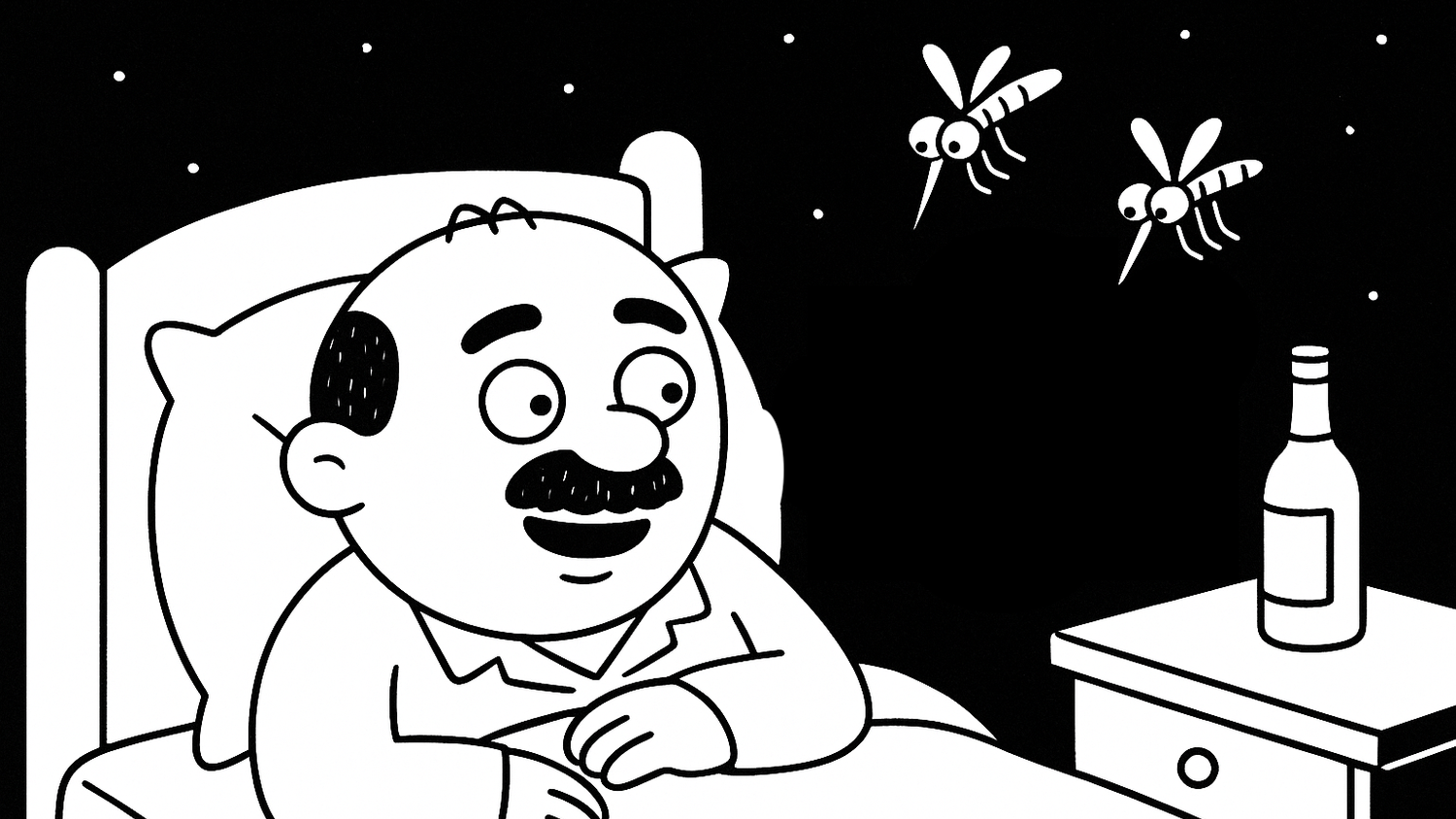 Komischer Kauz: Warum hat Herlicek am Nachtkästchen eine Flasche Wein stehen?