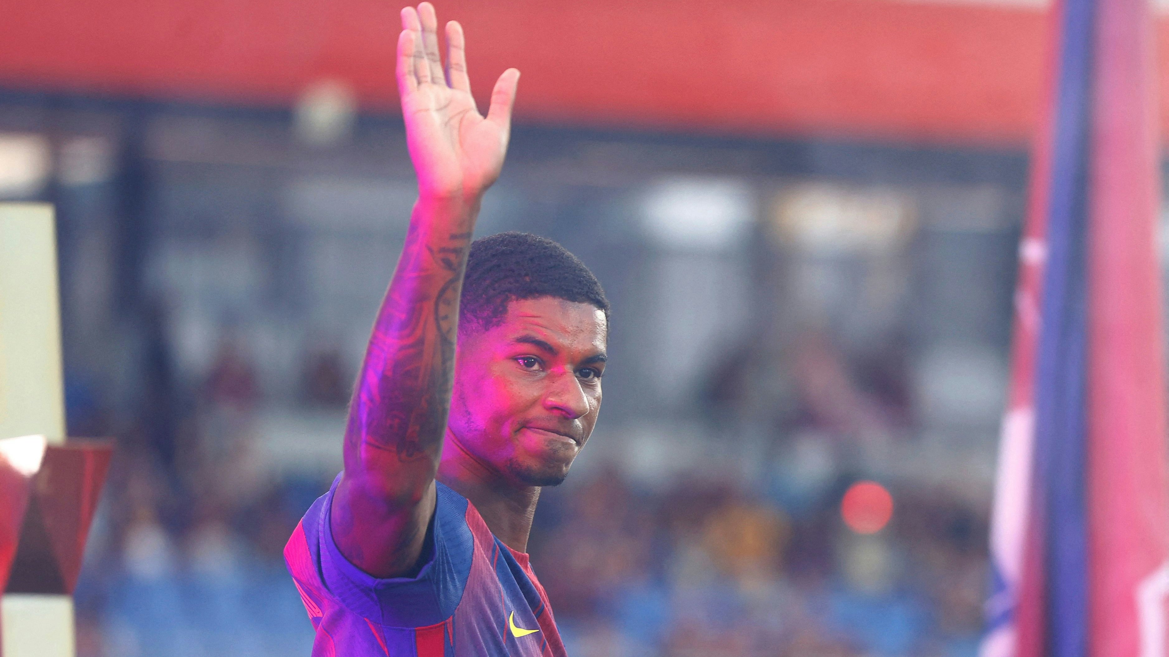 Marcus Rashford wechselte per Leihe zu Barcelona. 
