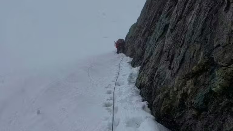 Heute.at - Drama am Breithorn – Bergsteiger am Gipfel gefangen