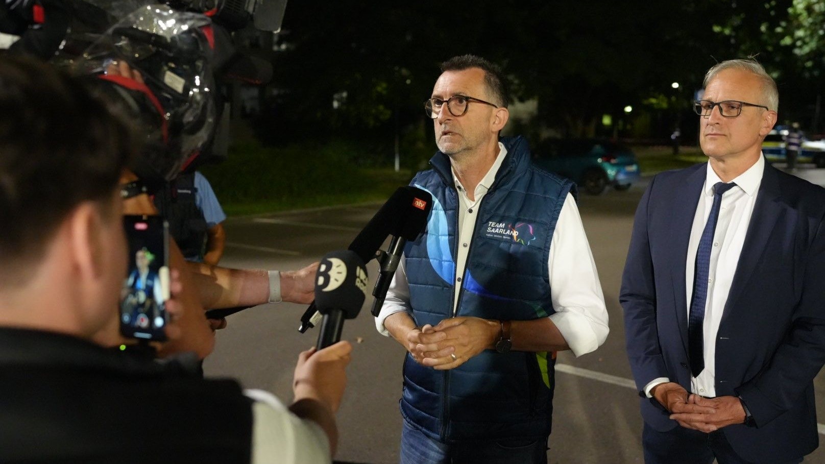 Innenminister Reinhold Jost (SPD): "Ich trauere um unseren jungen Kollegen".