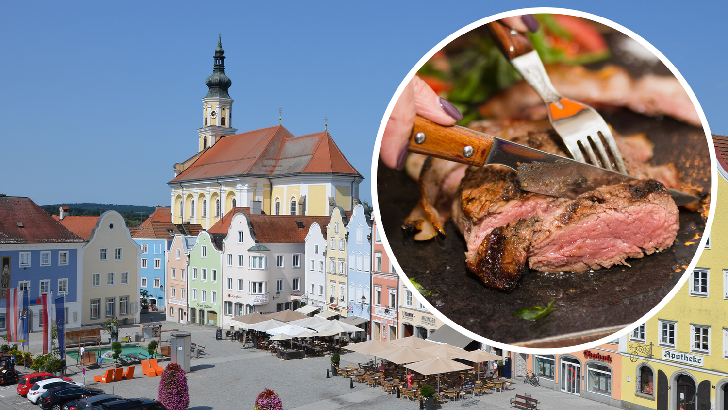 Das beliebte Steak-Lokal am oberen Stadtplatz wird schon im September schließen. (Symbolbild)