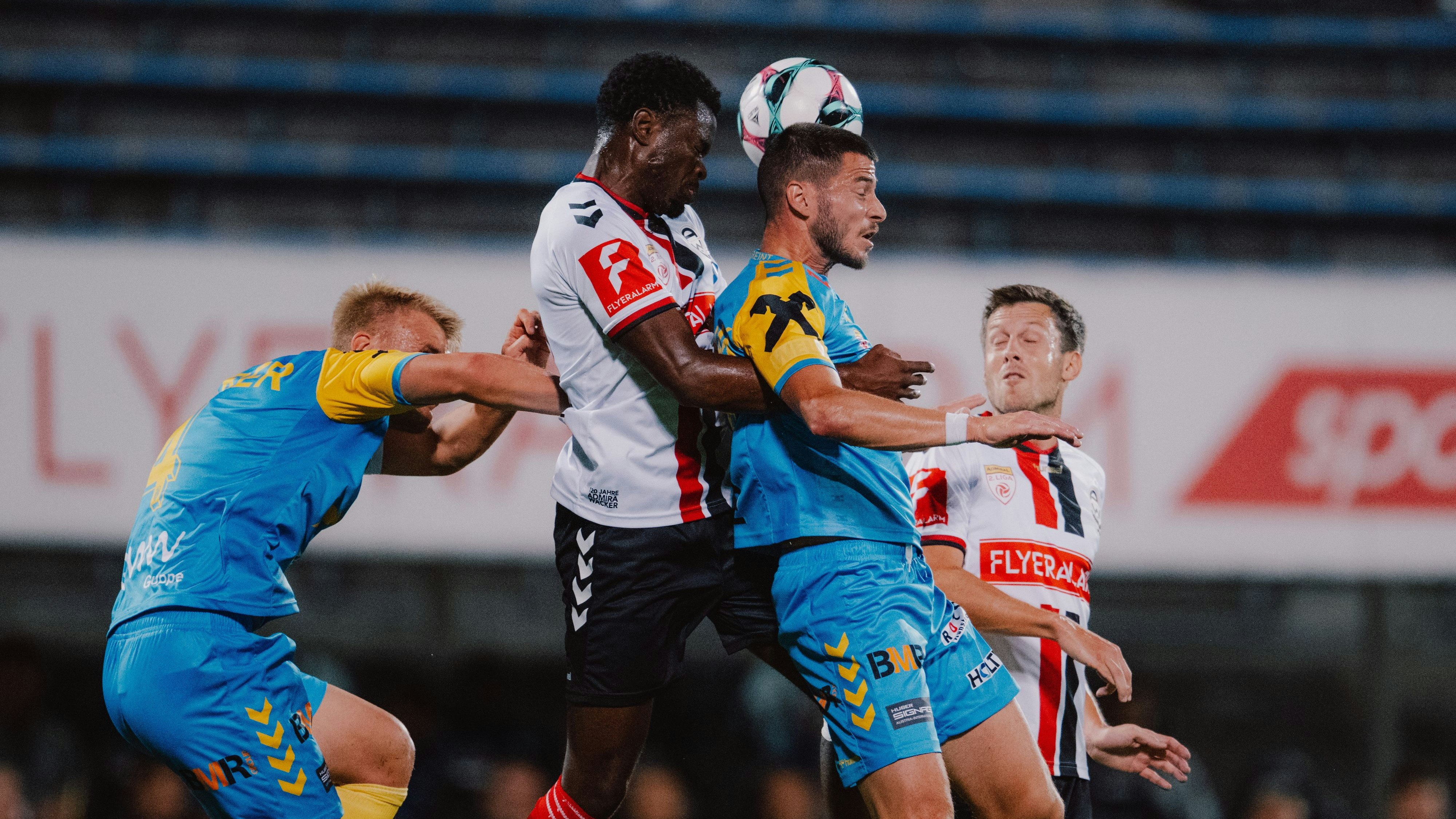 Die Admira im Zweitliga-Duell mit Aufsteiger Hertha Wels. 