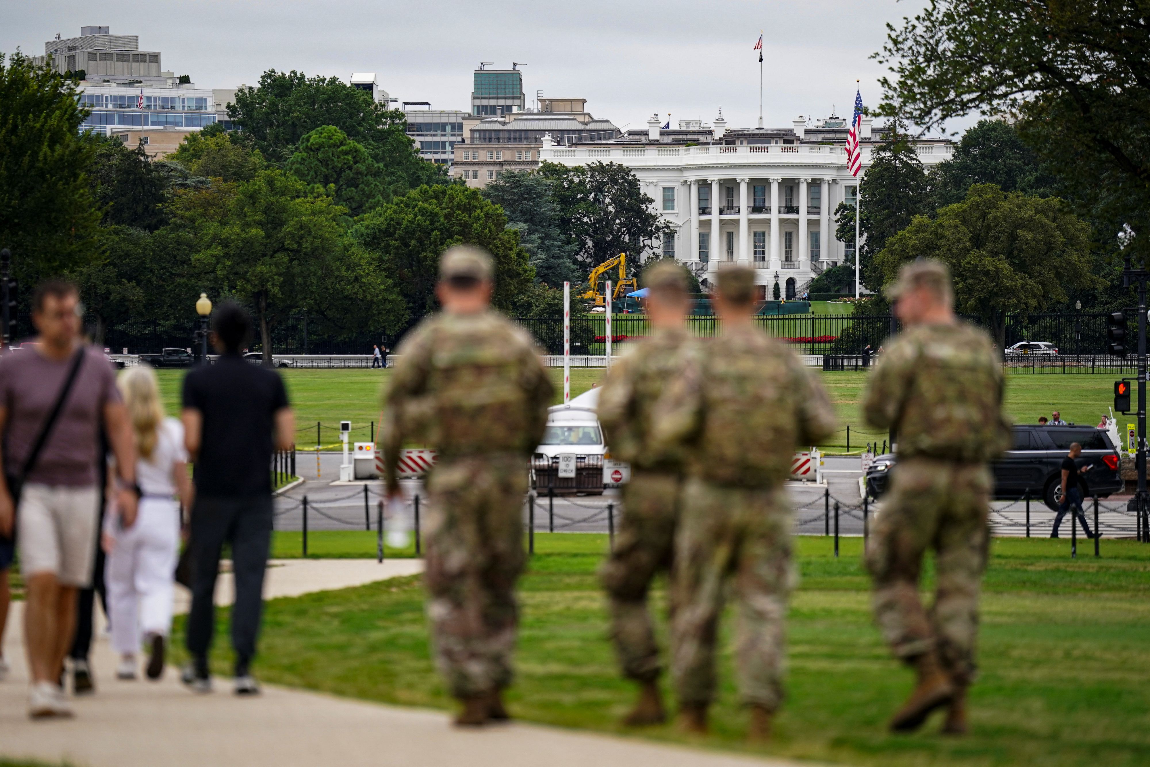 Trump hatte die Nationalgarde am 11. August nach Washington geschickt.
