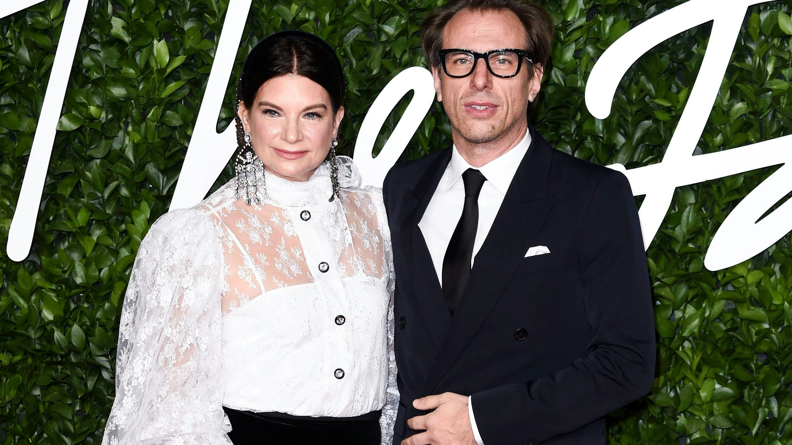 Natalie Massenet mit Ehemann Erik Torstenssen bei der Verleihung der Fashion Awards 2019 in der Royal Albert Hall in London.