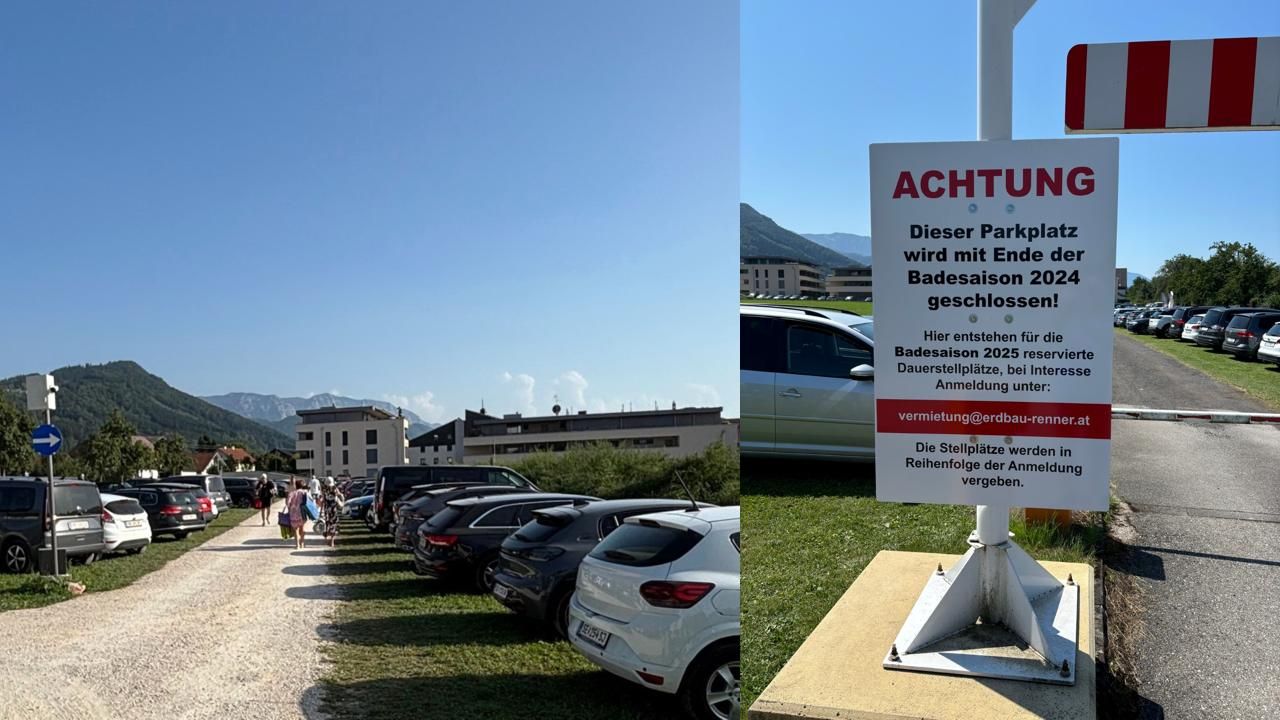 Am Attersee gibt es Ärger um die dortigen Parkgebühren. 