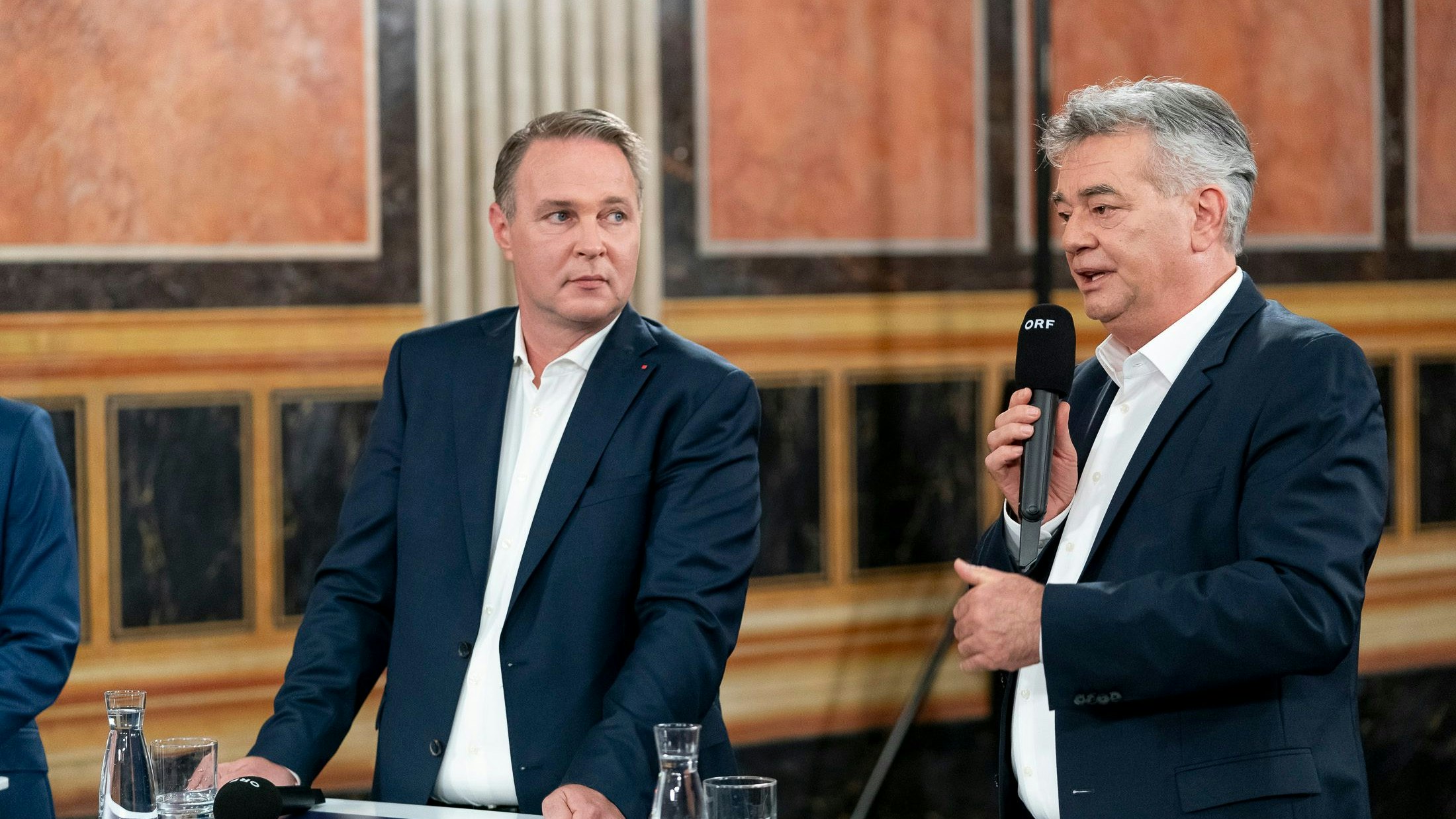 Heute.at - Babler schmiss Party für Kogler mit Steuergeldern