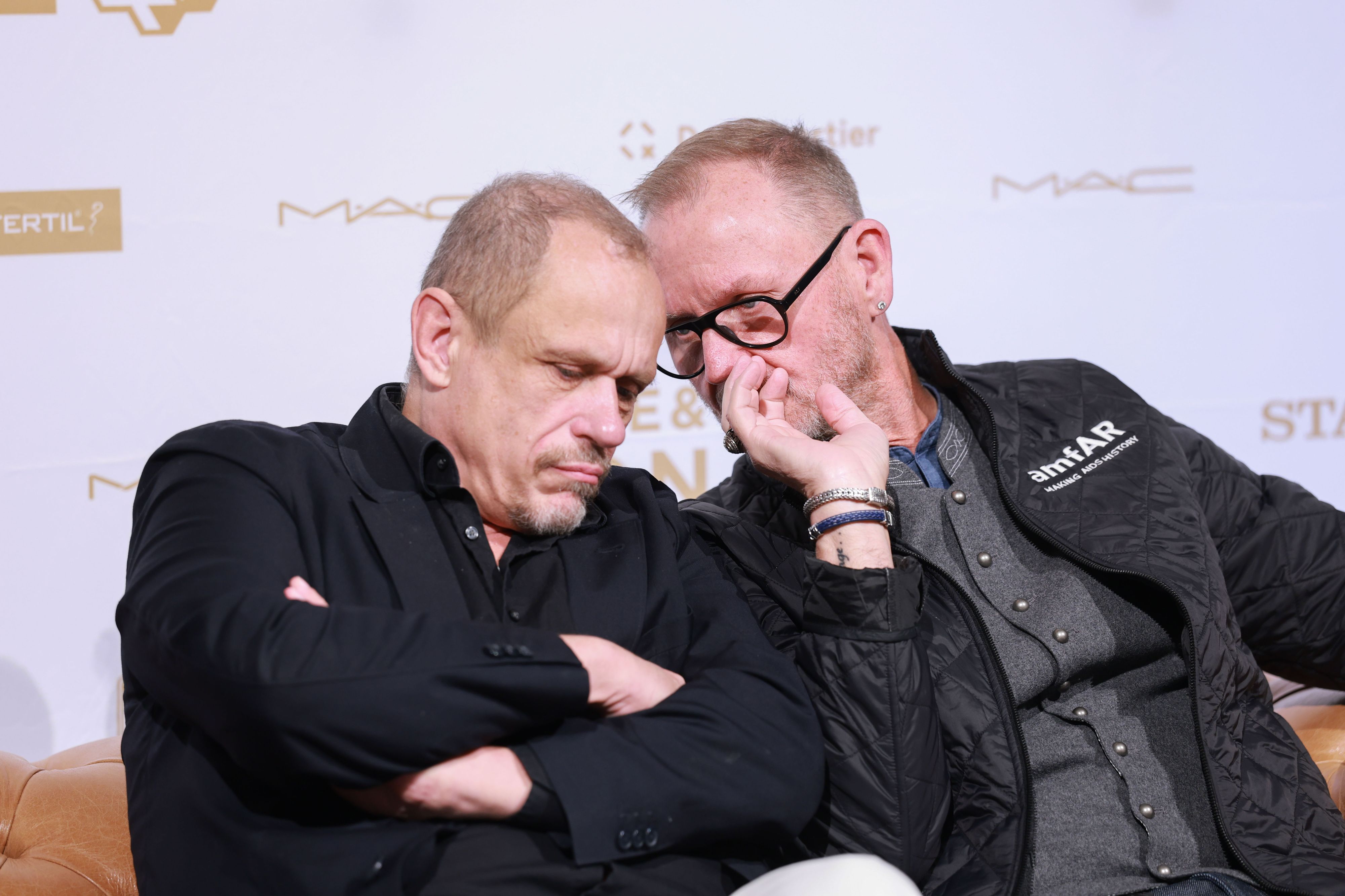 Gery Keszler und Kevin Frost bei der Presskonferenz zur ersten amfAR-Gala in Salzburg