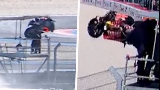 Heute.at - MotoGP-Schreck! KTM-Bike auf Kameramann katapultiert