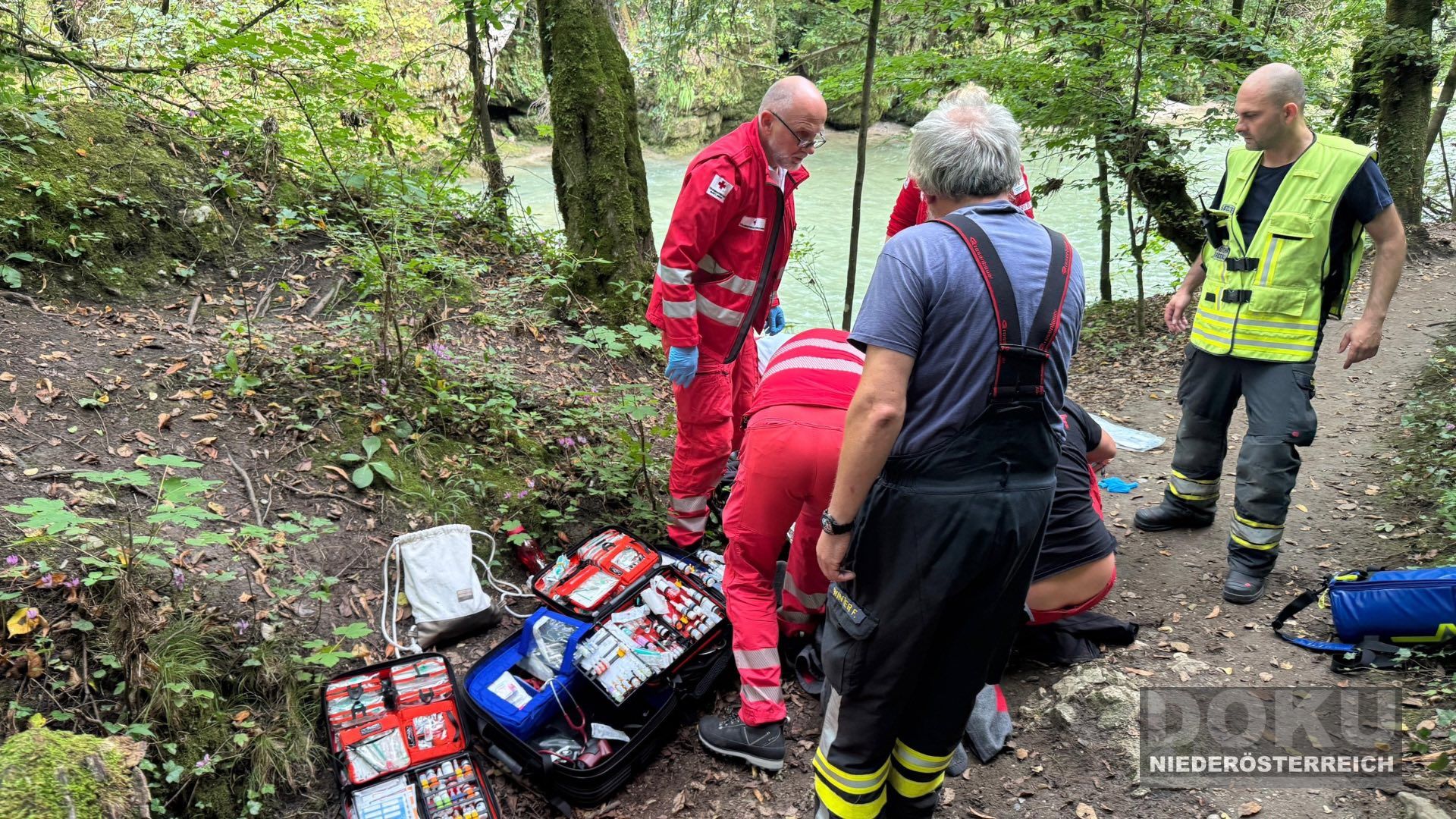 Medizinischer Notfall in der Erlaufschlucht