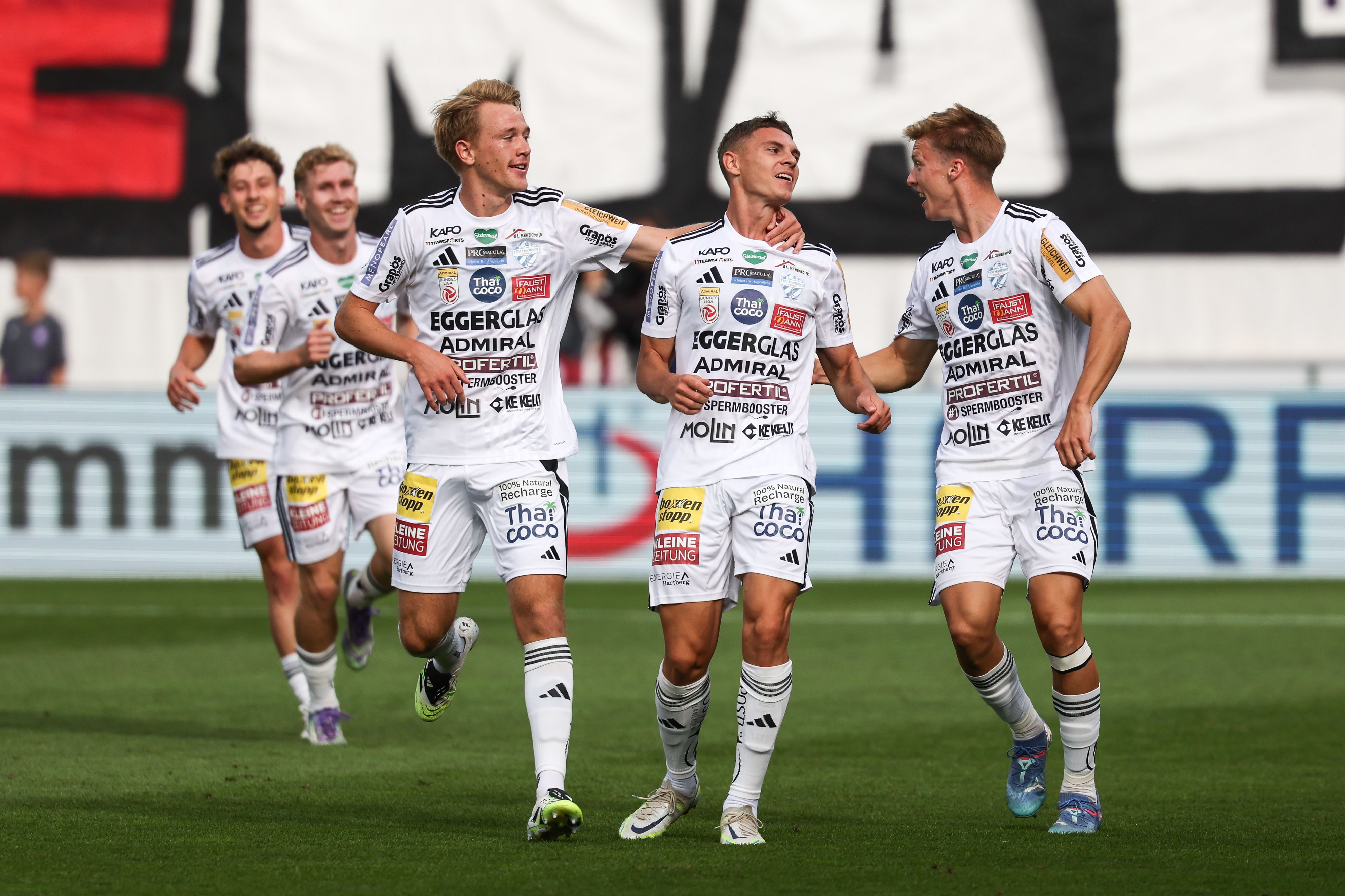 Elias Havel stellte für Hartberg auf 1:0.