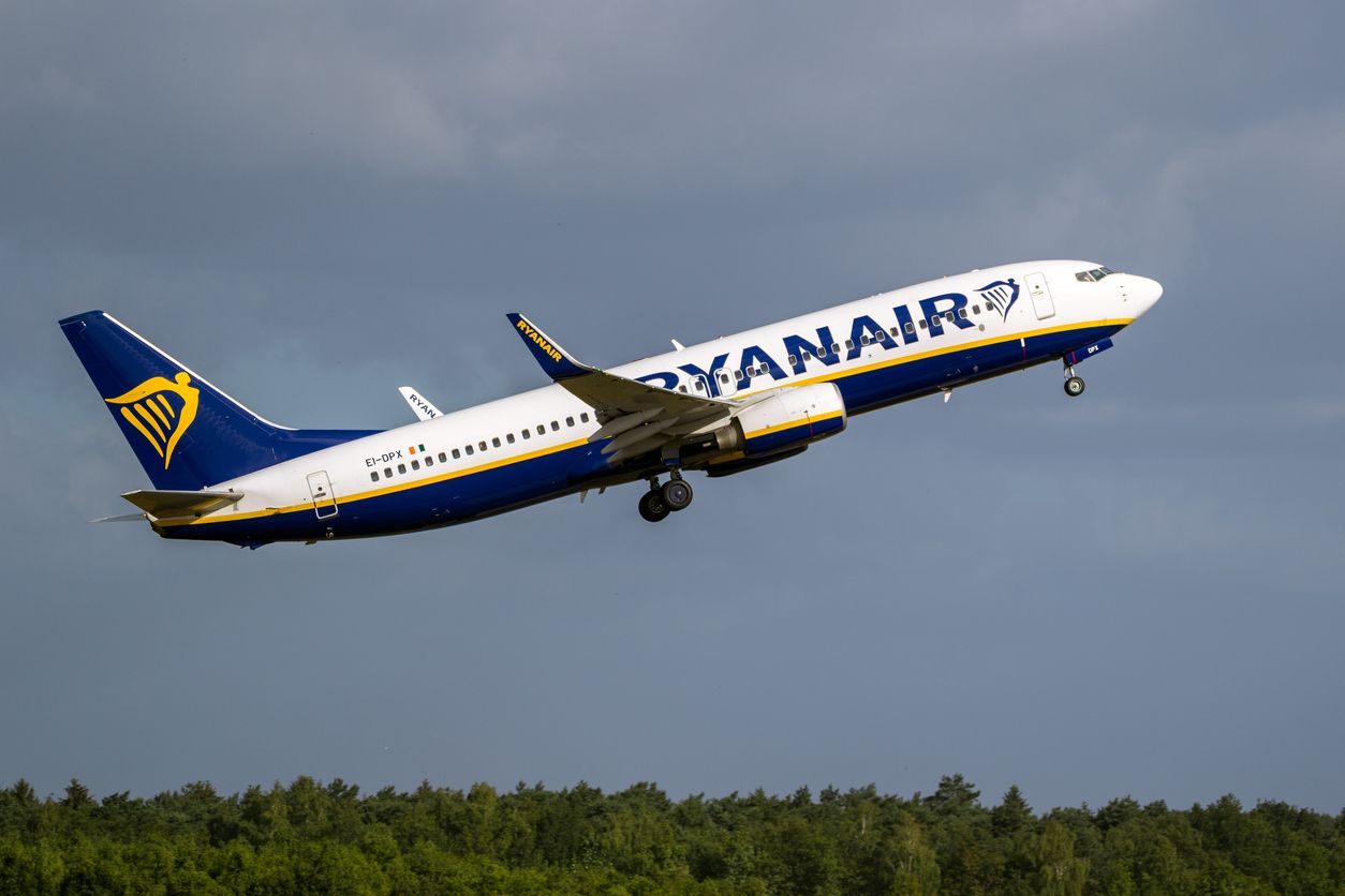 Die Ryanair-Maschine musste wieder landen. Symbolbild. 
