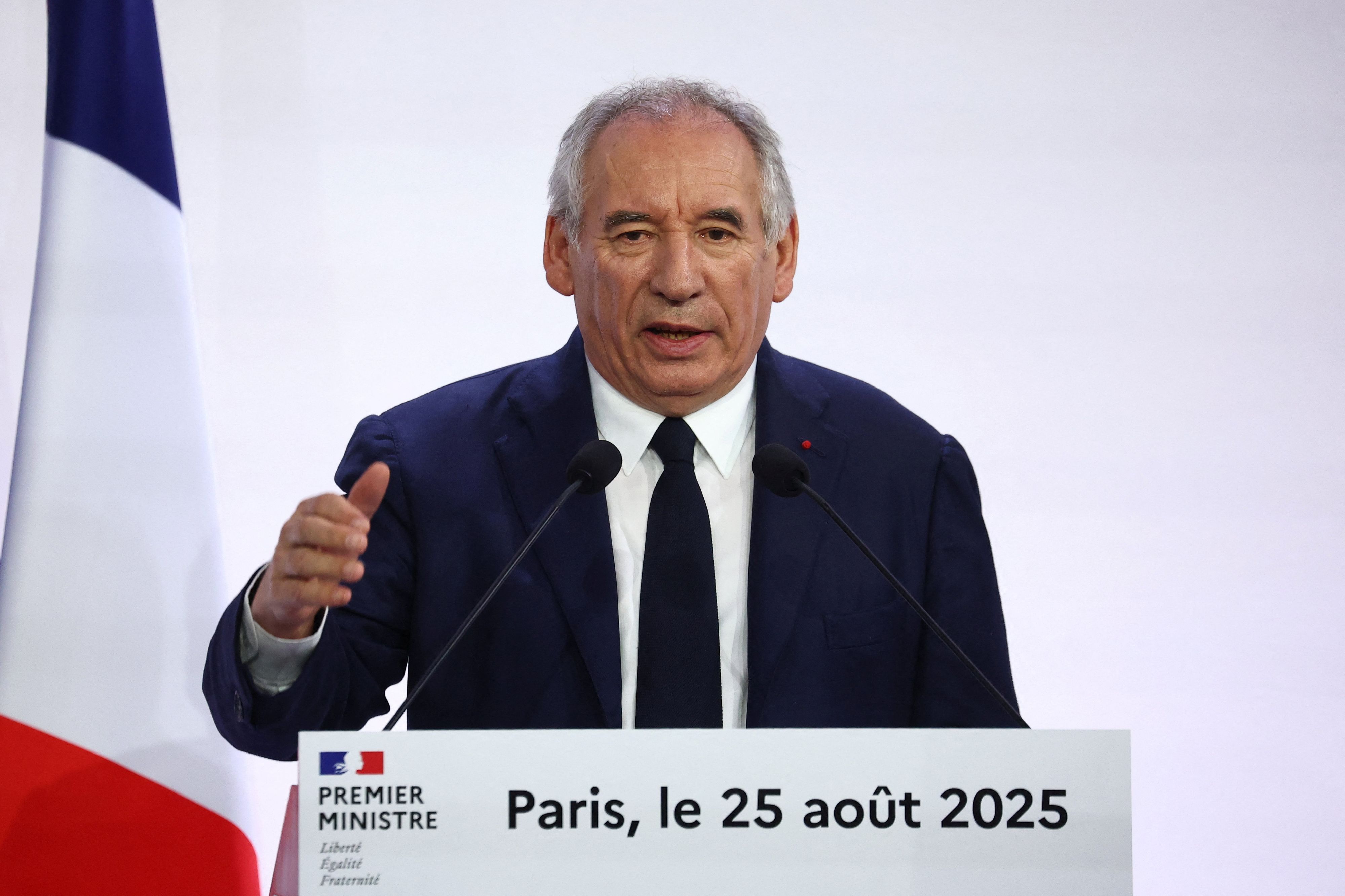 Frankreichs Premierminister Bayrou stellt sich im Parlament der Vertrauensfrage.