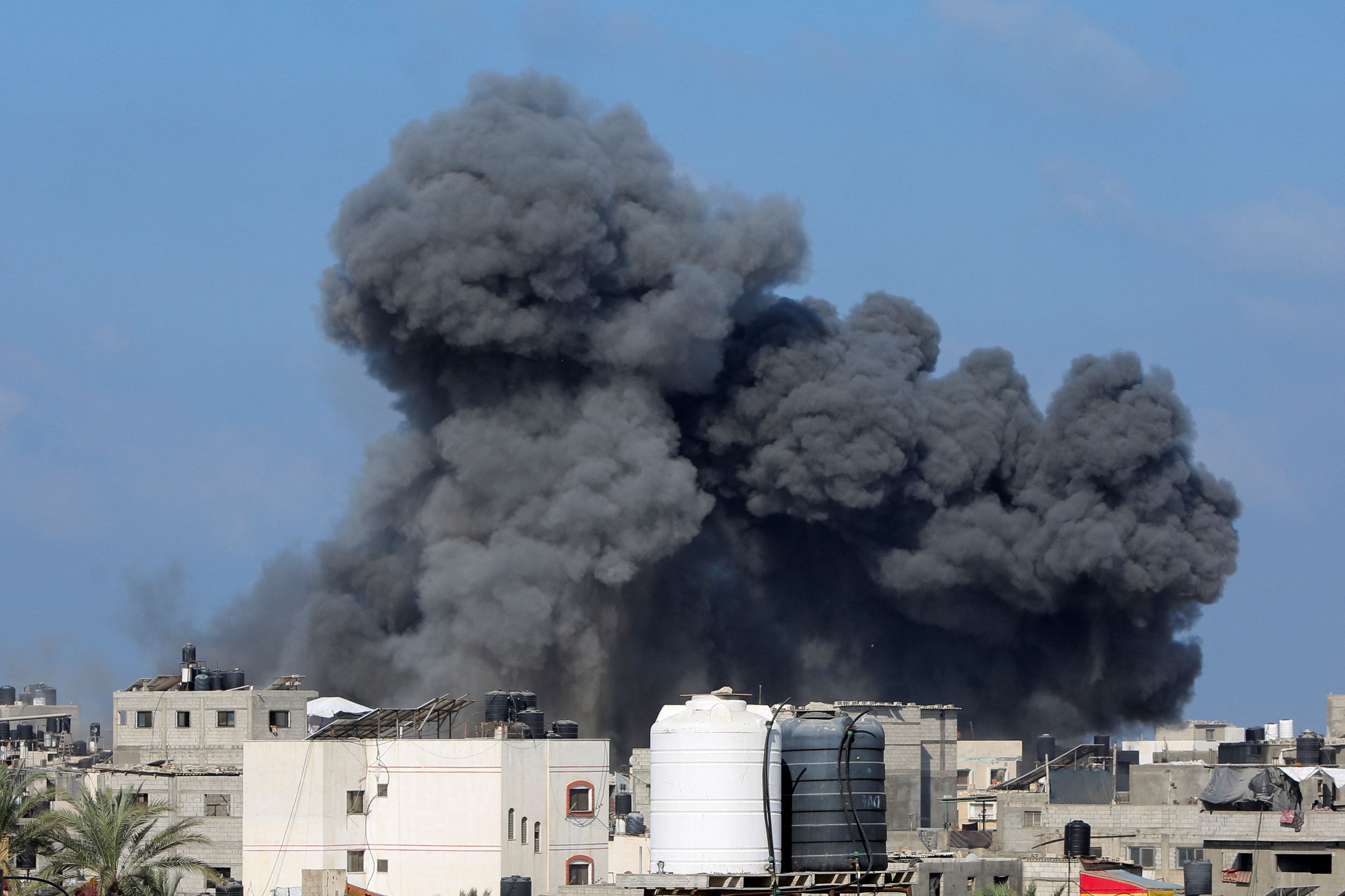 Israel setzt seine Angriffe auf den Gazastreifen fort. 